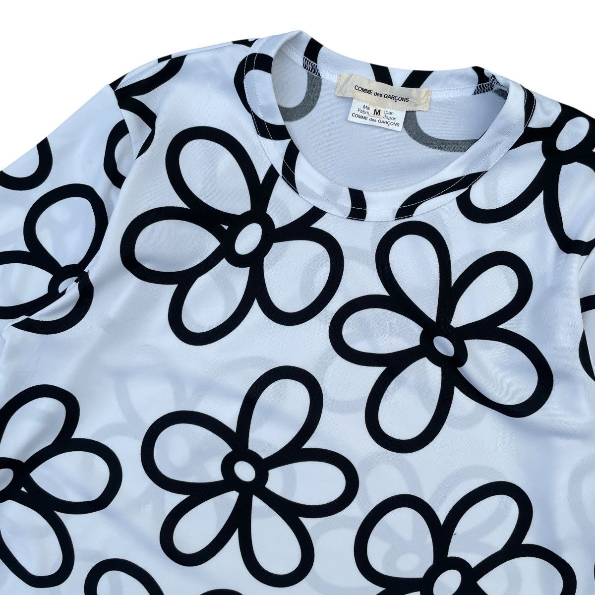 Comme des Garcons Comme des Garcons Dri-fit Floral Print Shirt Size M / US 6-8 / IT 42-44 - 5 Thumbnail