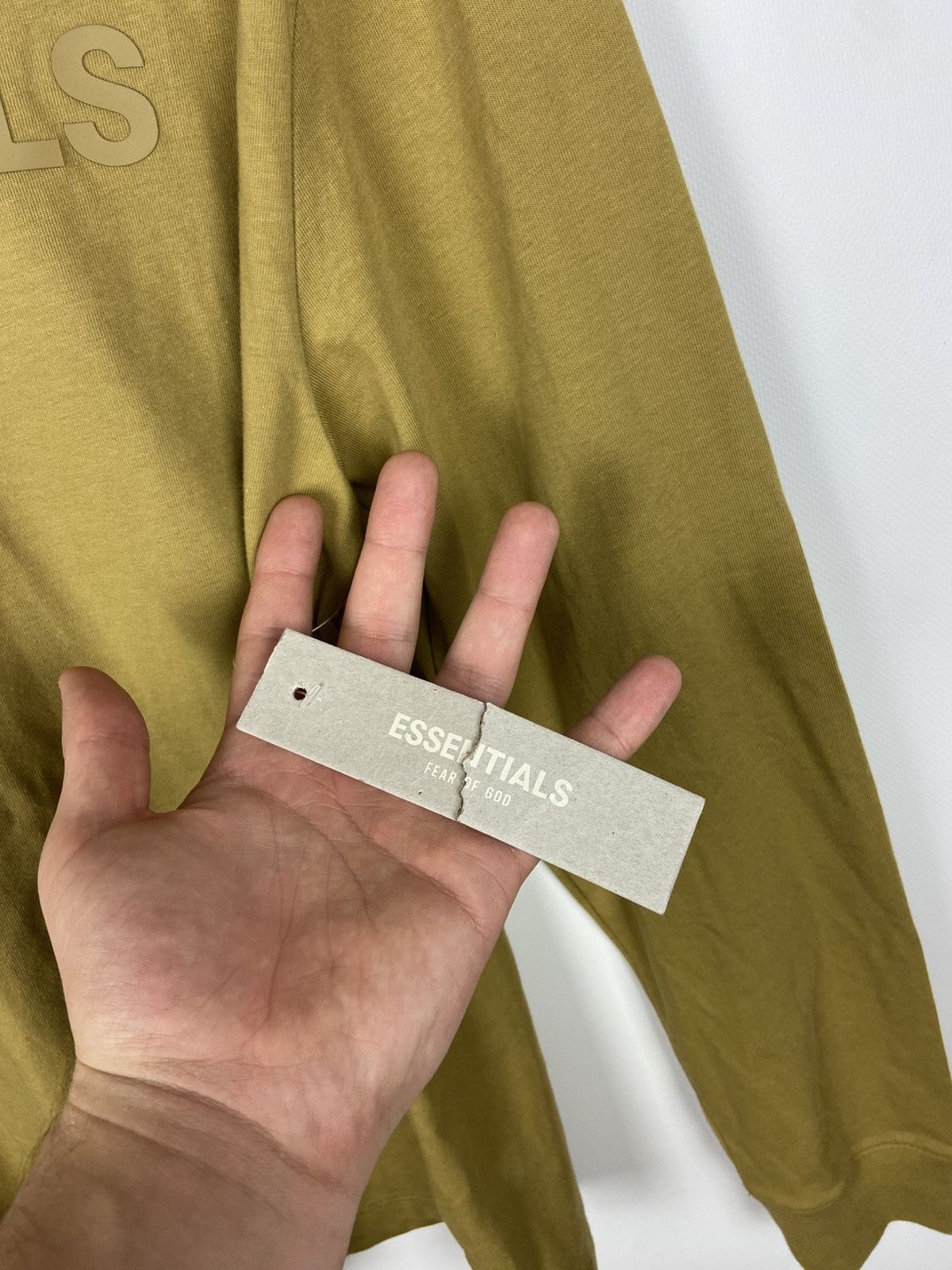 Designer × Fear of God New! Fear Of God Essentials Logo Long Sleeve Sweatshirt Size US S / EU 44-46 / 1 - 9 Thumbnail