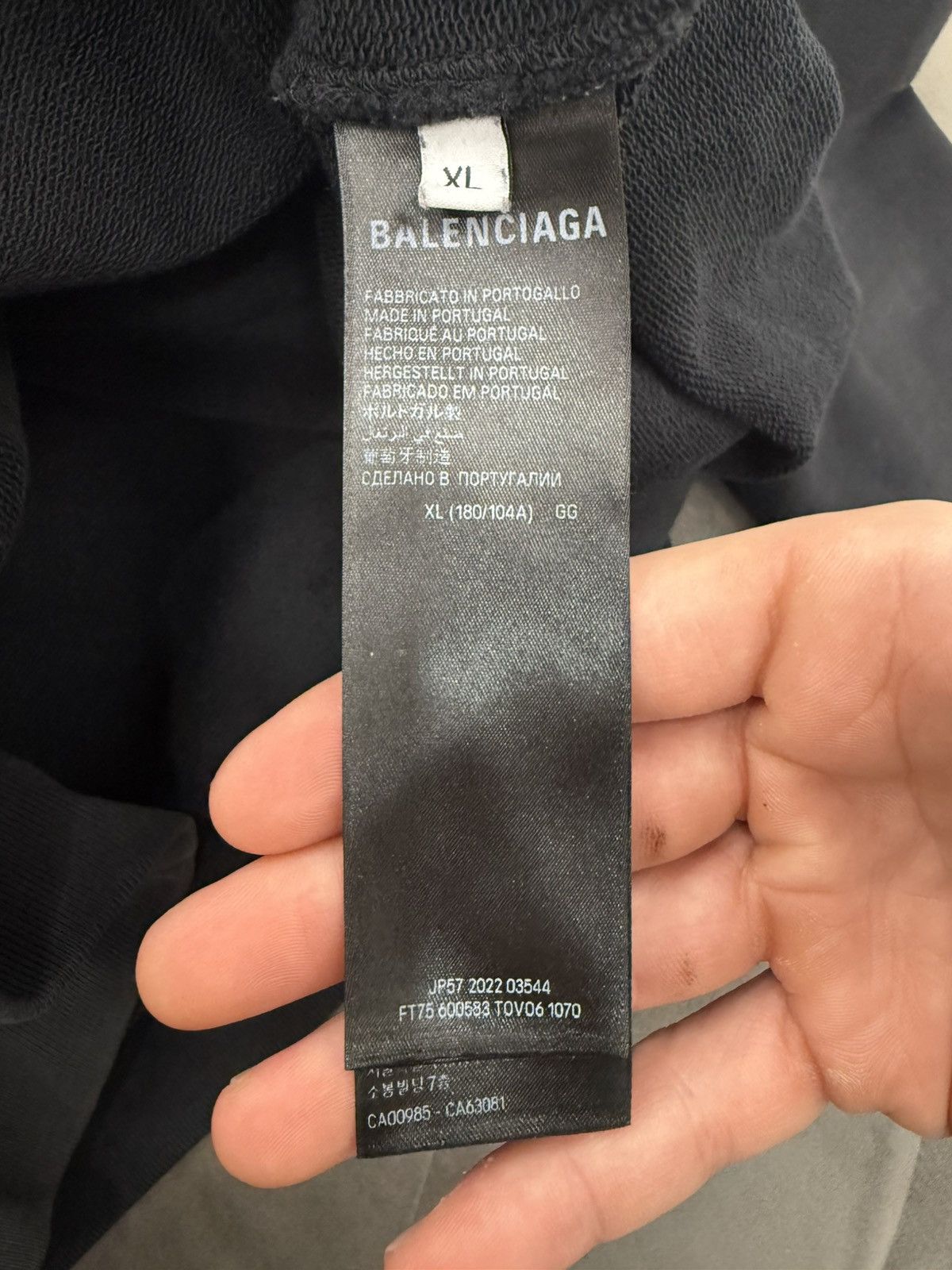 Balenciaga Balenciaga Logo Hoodie Size US XL / EU 56 / 4 - 9 Thumbnail