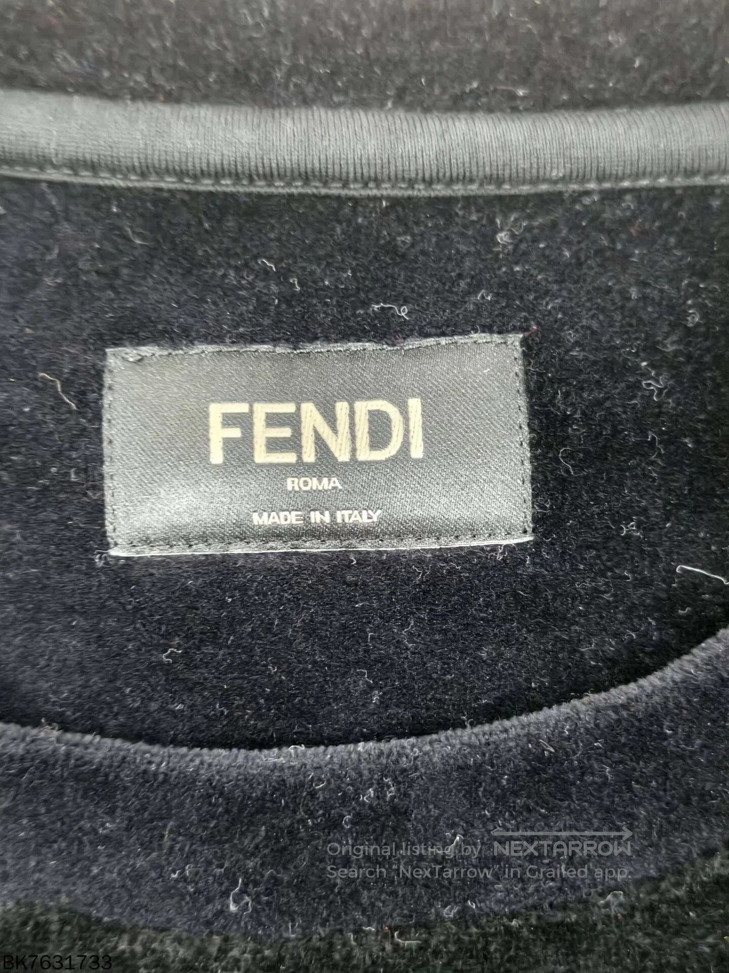 Fendi fendi logo printed sweatshirt in black. Size US S / EU 44-46 / 1 - 8 Thumbnail