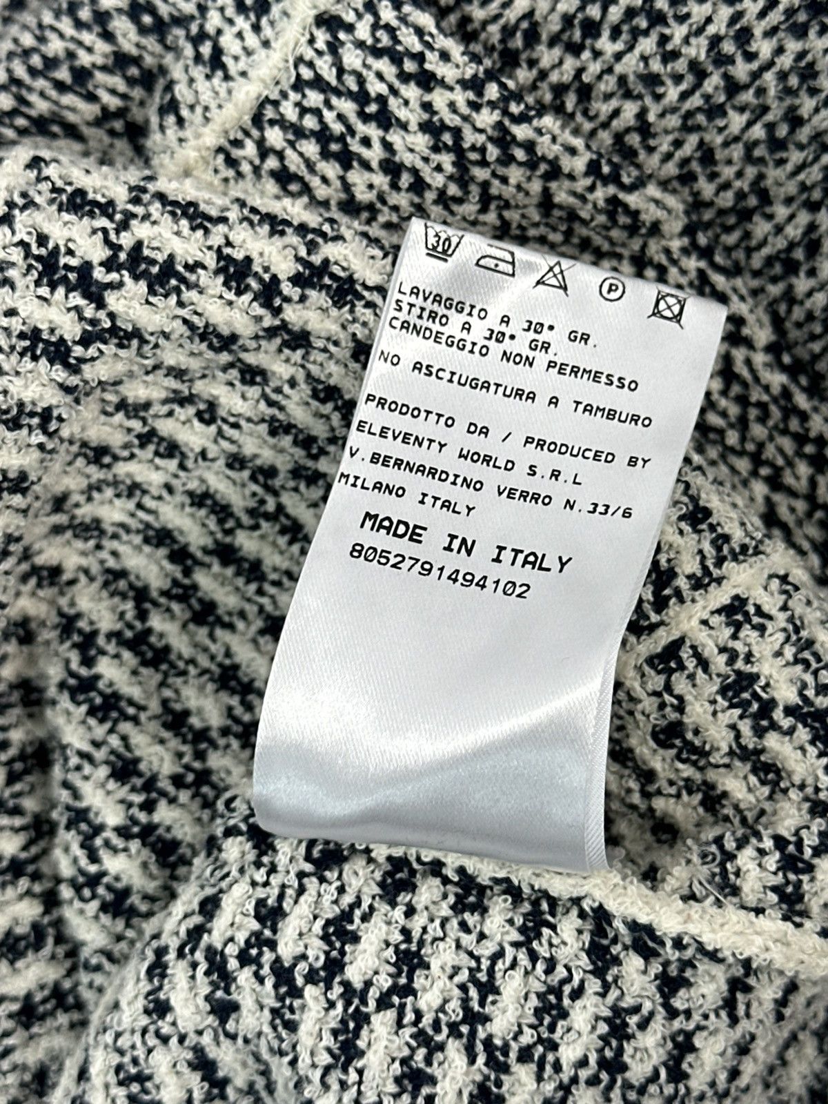 Eleventy Eleventy Knit Made in Italy Cotton Blend Women’s Blazer Size S / US 4 / IT 40 - 13 Thumbnail