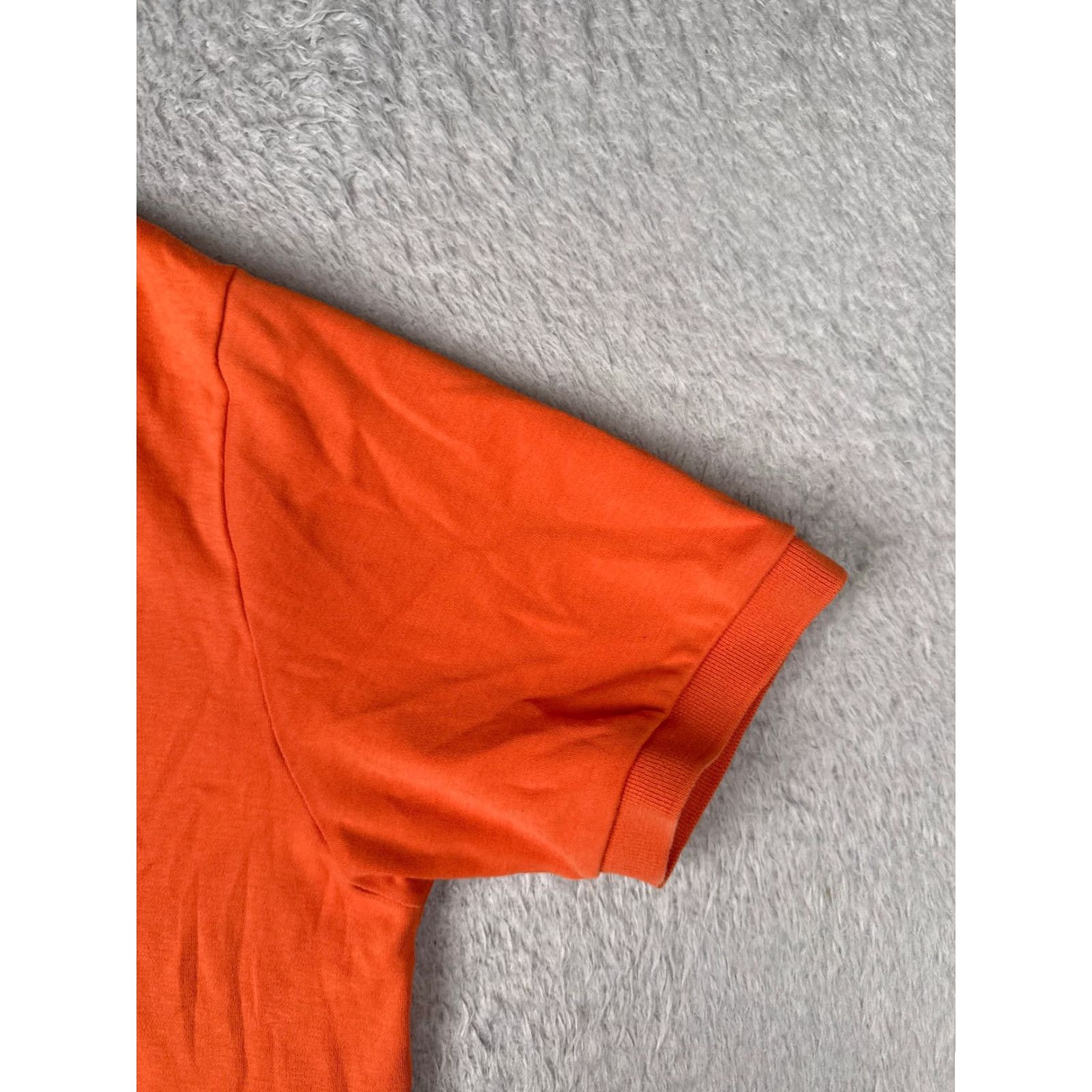 Ralph Lauren VINTAGE Ralph Lauren Polo Shirt Mens Large Orange Short Sleeve Cotton Polo Shirt Size US L / EU 52-54 / 3 - 2 Thumbnail