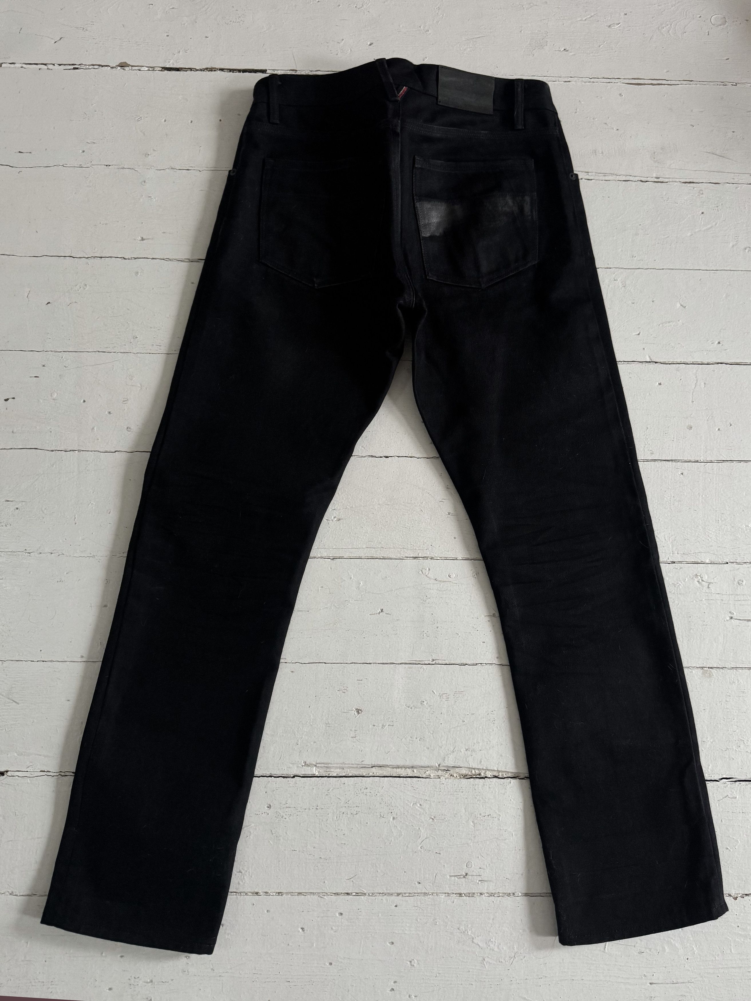 Raleigh Denim Jones: Selvage Raw | Black Vidalia Size US 31 - 2 Thumbnail