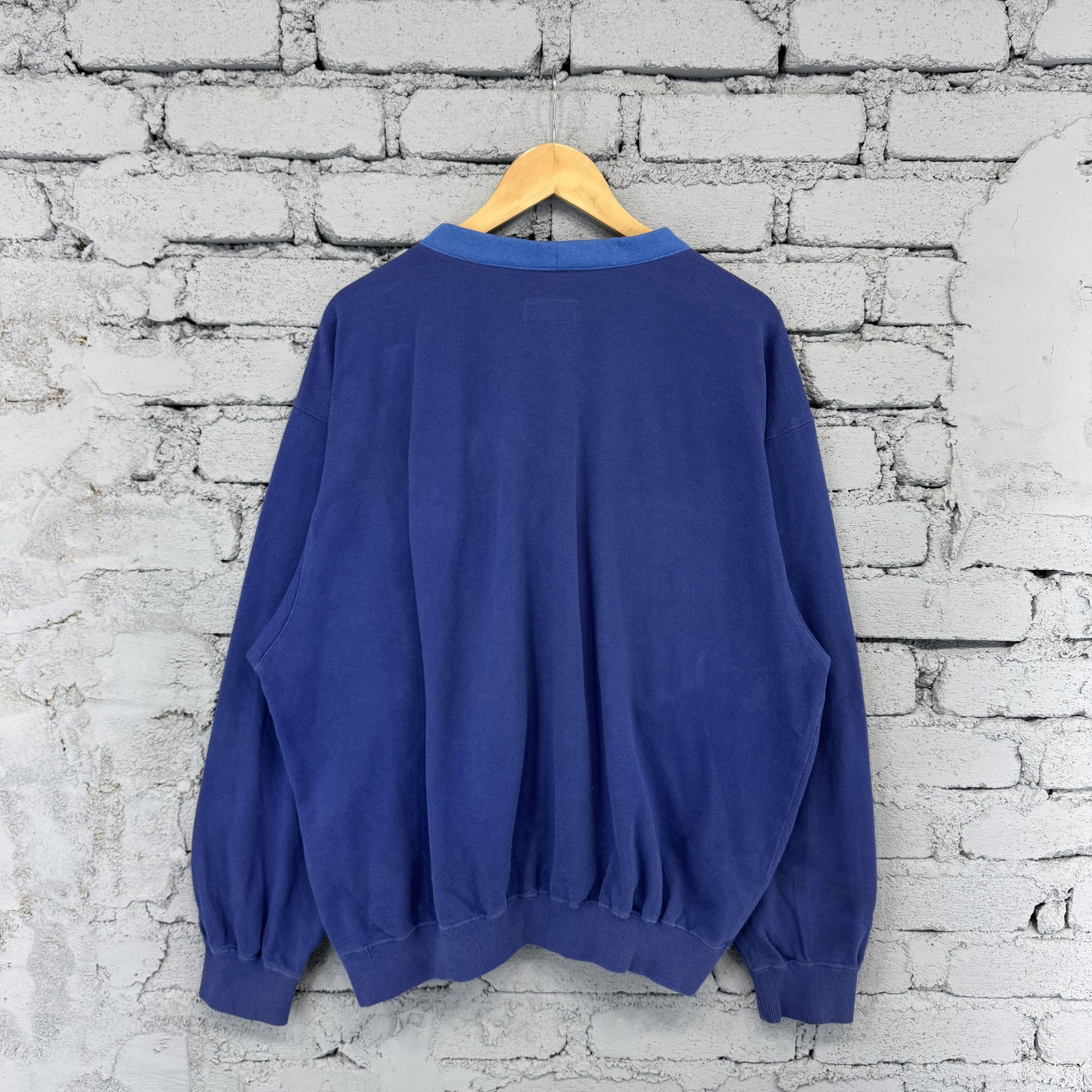 Lacoste Rare Vintage Lacoste SAMPLE Cardigan Streetwear Size US L / EU 52-54 / 3 - 2 Thumbnail