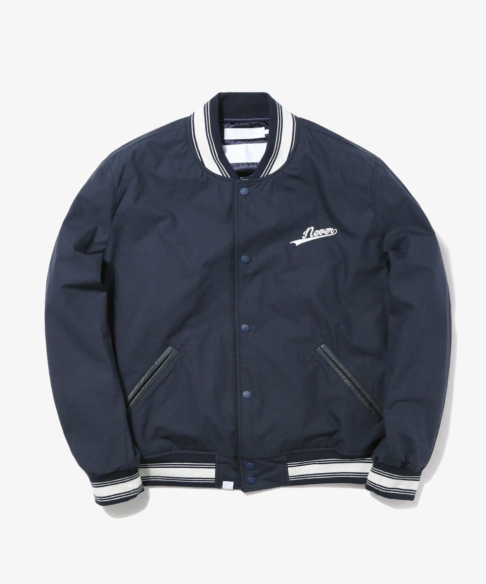 thisisneverthat THISISNEVERTHAT Varsity Jacket - Navy Size US L / EU 52-54 / 3 - 2 Thumbnail