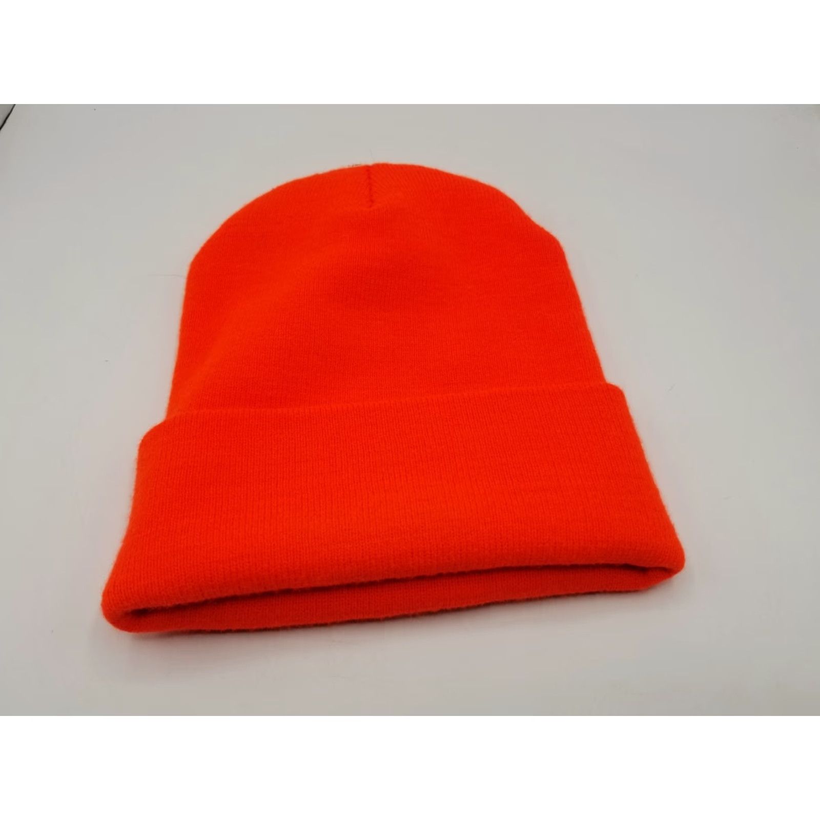 Carhartt Carhartt Beanie Cuffed Logo One Size Orange 100% Acrylic Winter Head Cap Work Men L Orange Beanie Matted? Size ONE SIZE - 5 Thumbnail