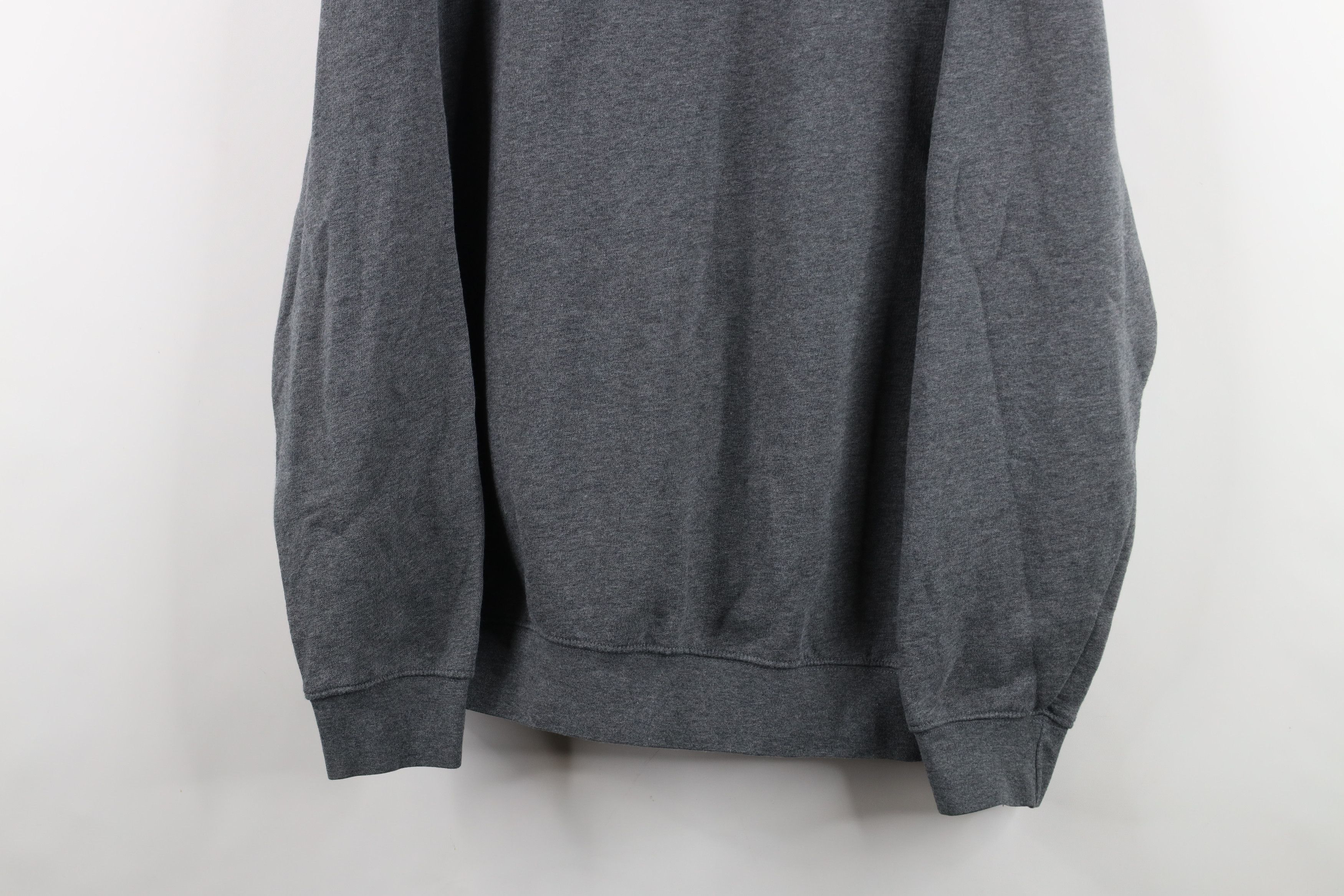 Nike × Vintage Vintage 90s Y2K Nike Scott Mini Swoosh Sweatshirt Gray Size US M / EU 48-50 / 2 - 3 Thumbnail