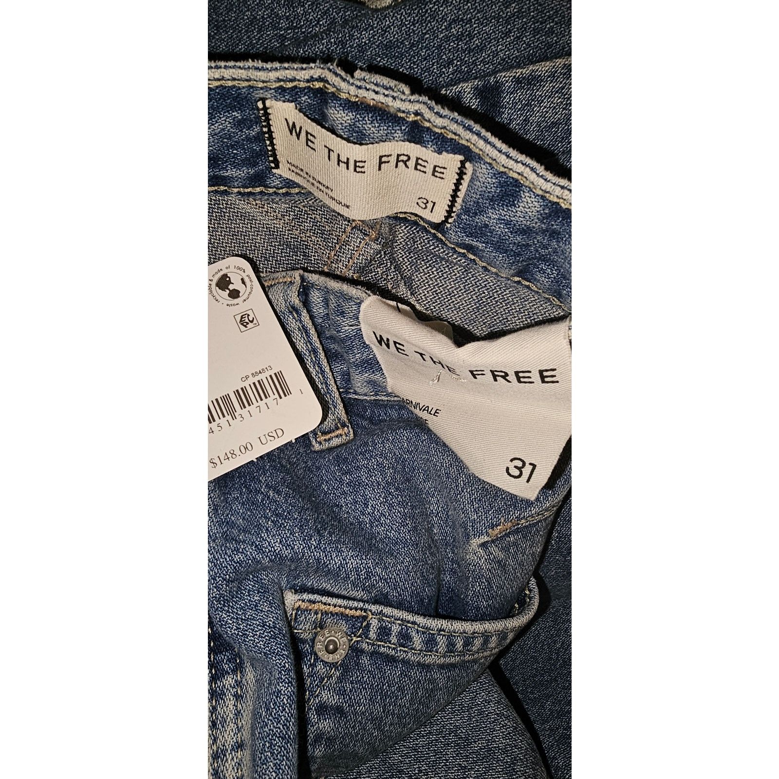 Free People NWT We The Free Carnivale Bootcut Jeans $148 Sz 31 Whiskey Size 31" - 6 Thumbnail