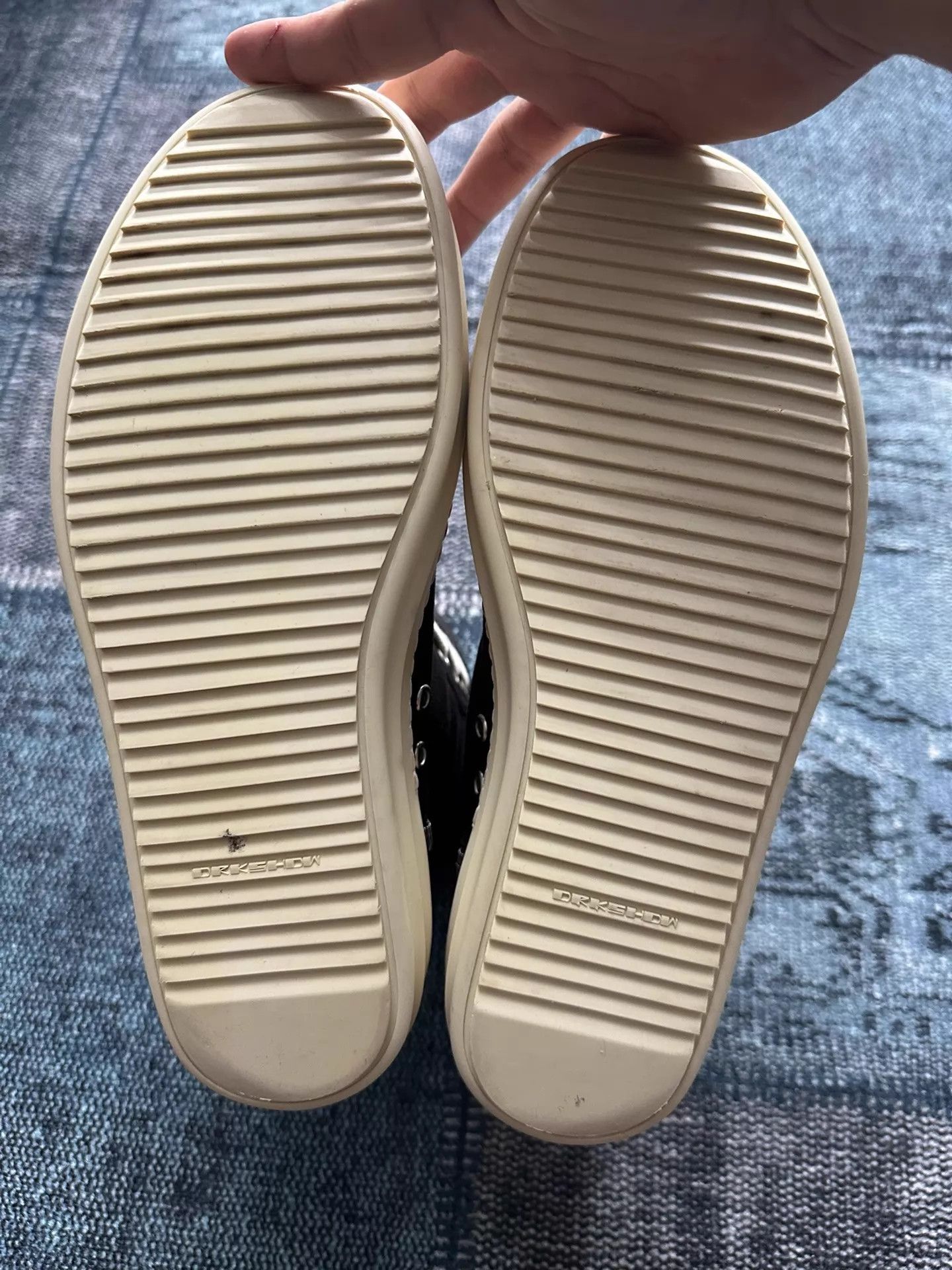 Rick Owens Rick Owens DRKSHDW Big Converse 43 (Hot) Size US 10 / EU 43 - 4 Thumbnail