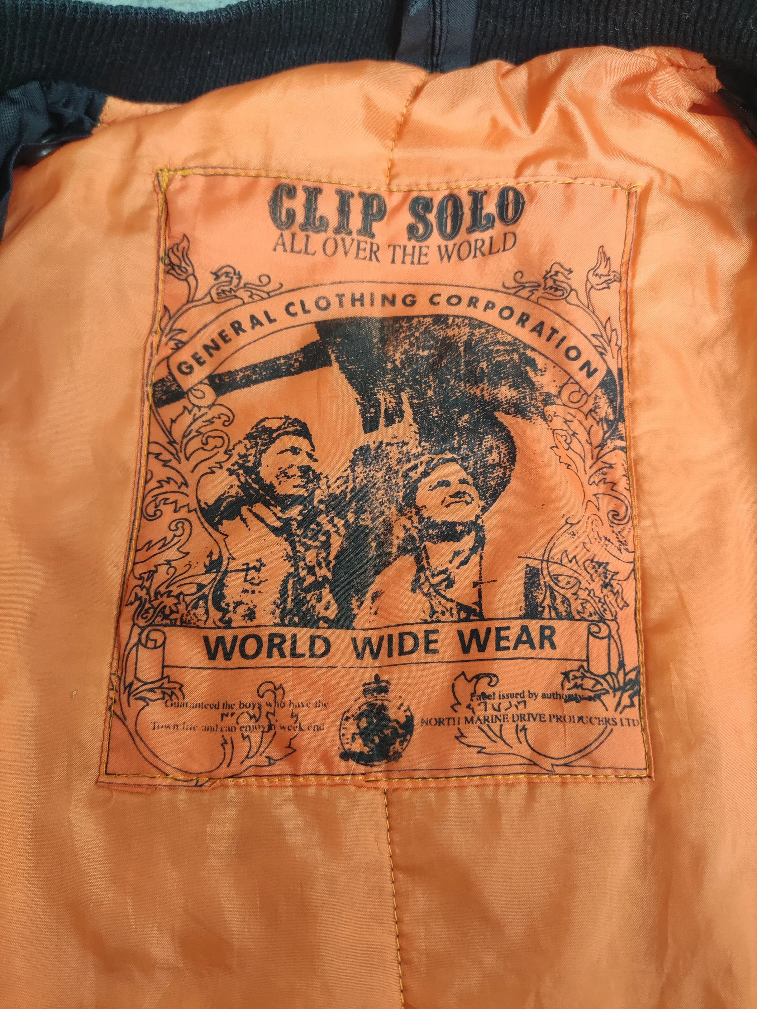 Vintage Vintage Clip Solo MA1 Bomber Jacket J029 Size US L / EU 52-54 / 3 - 2 Thumbnail