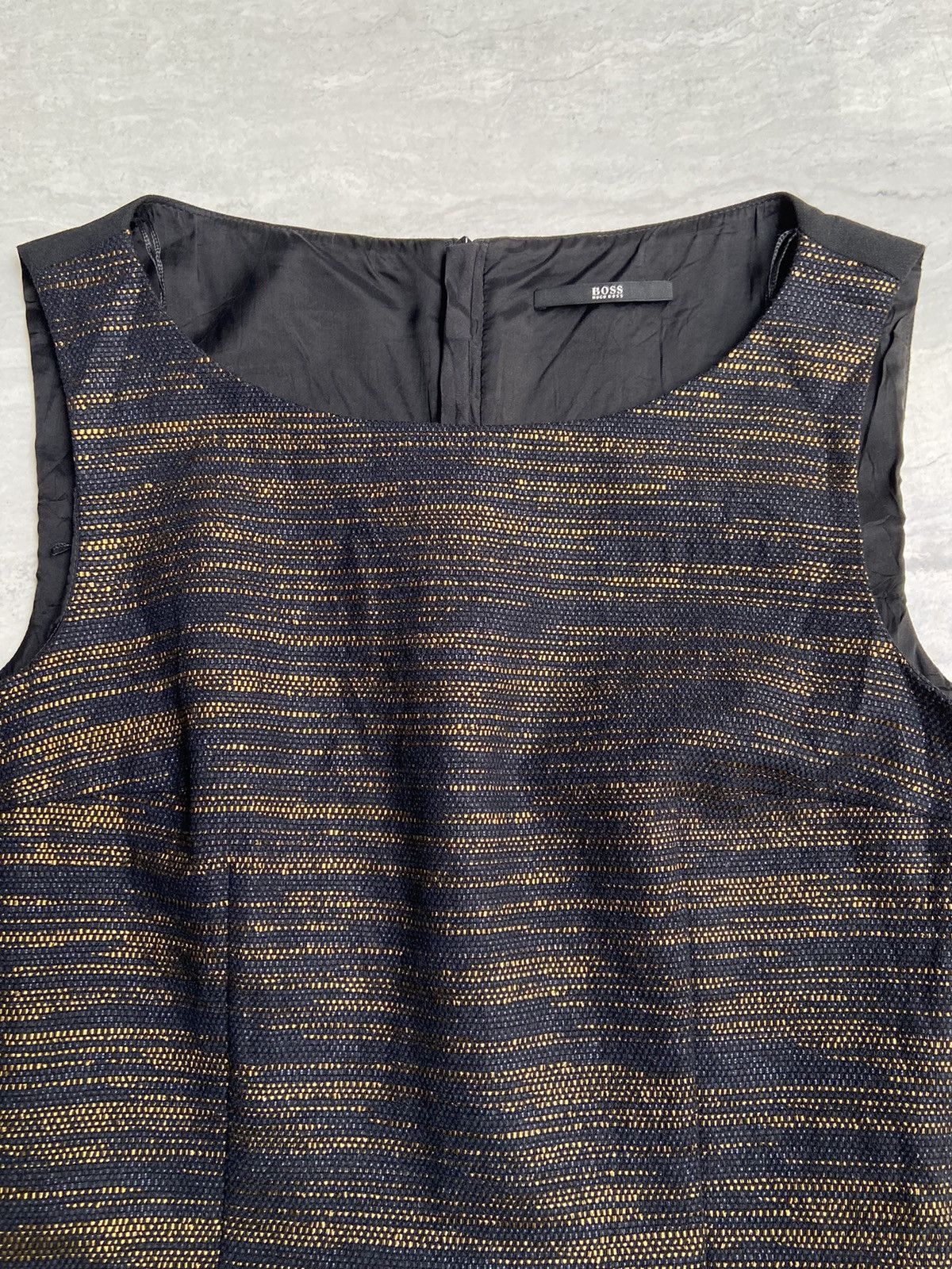 Hugo × Hugo Boss HUGO BOSS Black Midi Dress Size XXS / US 00 / IT 34 - 10 Thumbnail