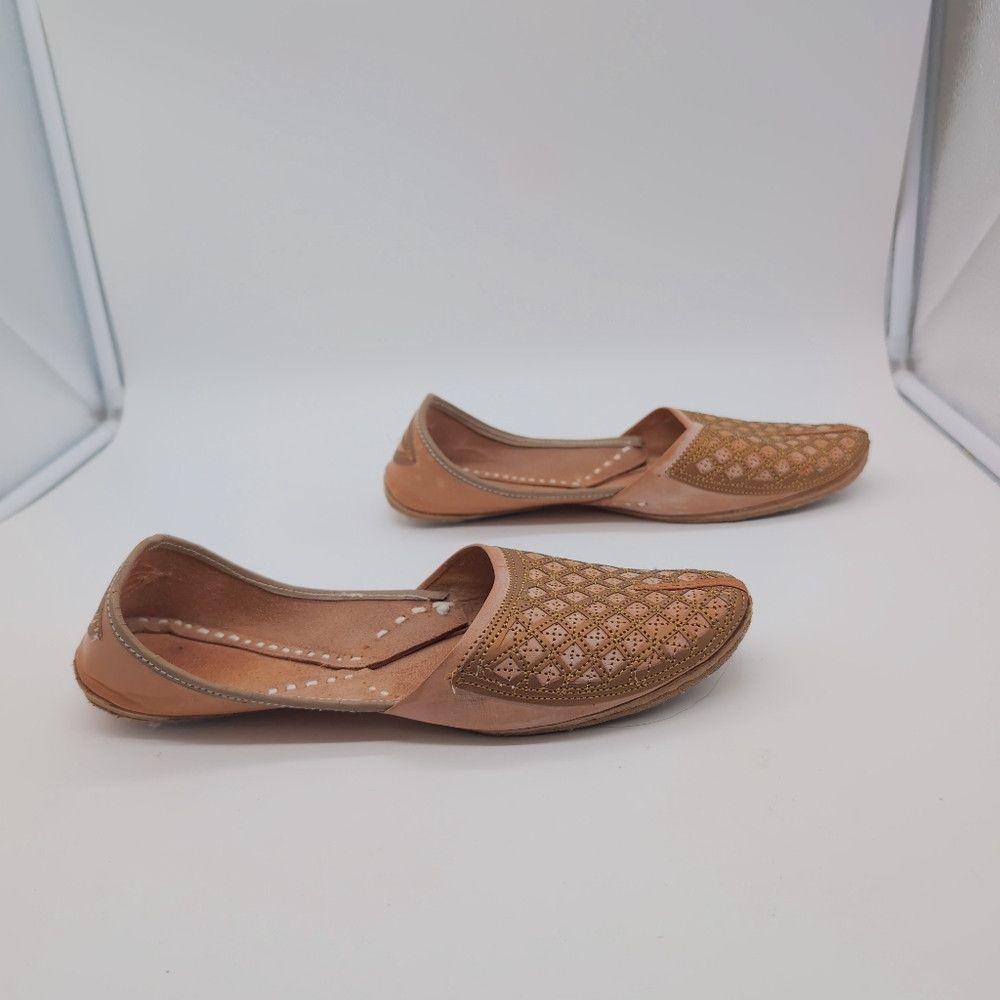 Vintage Traditional Indian Wedding Women's Shoes Sz 9.5 Size US 9.5 / IT 39.5 - 7 Thumbnail