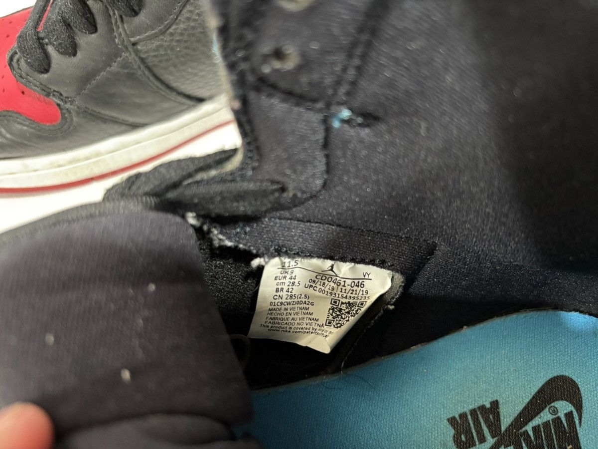 Jordan Brand Jordan 1 Retro "NC to CHI" Size US 11.5 / EU 44-45 - 7 Thumbnail