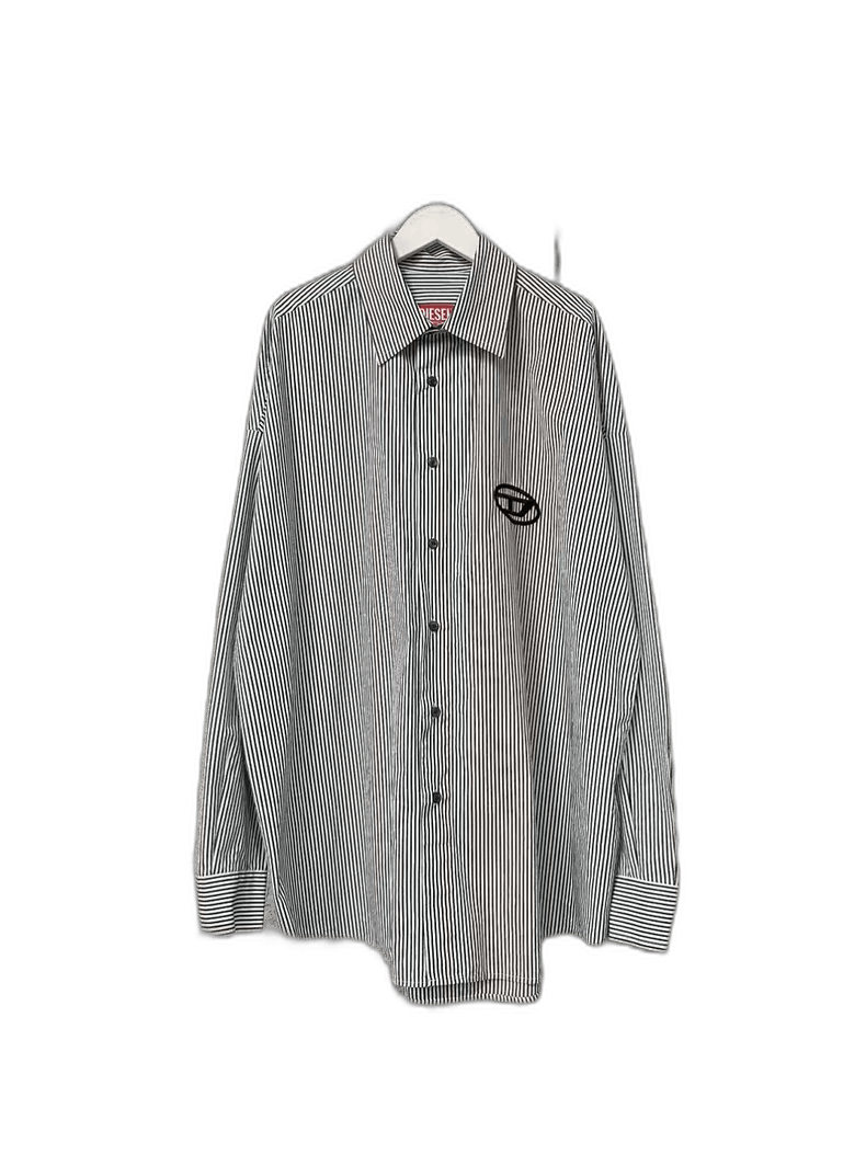 Diesel DIESEL Striped Long Sleeve Shirt Size US L / EU 52-54 / 3 - 1 Thumbnail