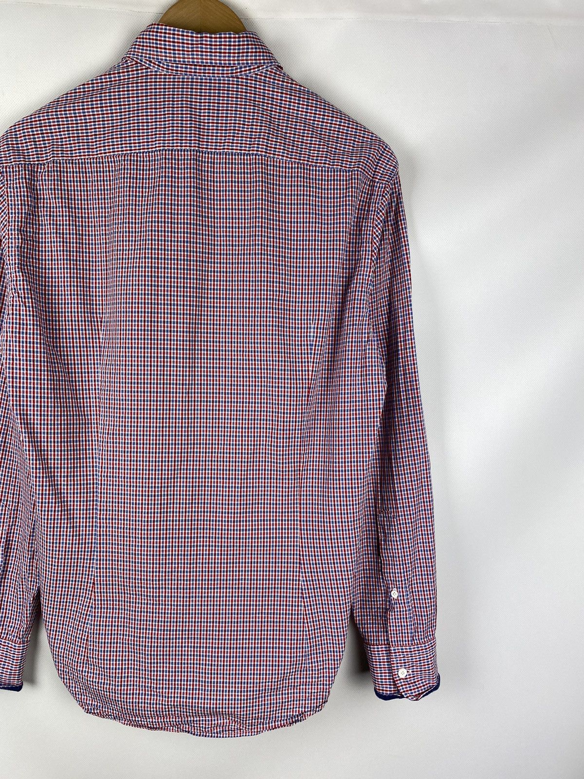 Boggi Boggi Milano men’s long sleeve plaid button up shirt size L Size US L / EU 52-54 / 3 - 17 Thumbnail