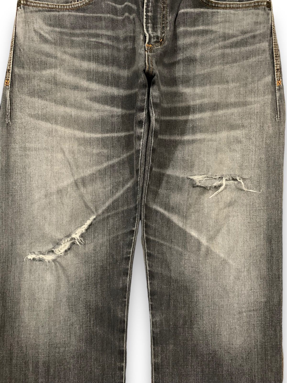Edwin Vintage Edwin 503Zero Faded Baggy Distressed Grunge Jeans Size US 33 - 6 Thumbnail