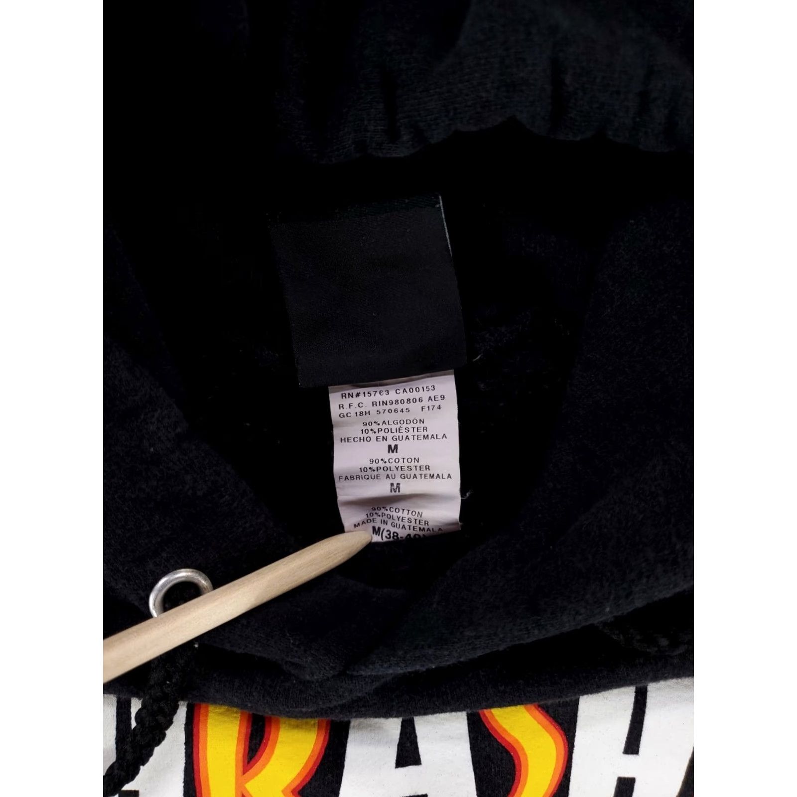 Thrasher Thrasher Hoodie Black Mens M Kangaroo Pouch Drawstring Pullover Shirt Size US M / EU 48-50 / 2 - 4 Thumbnail