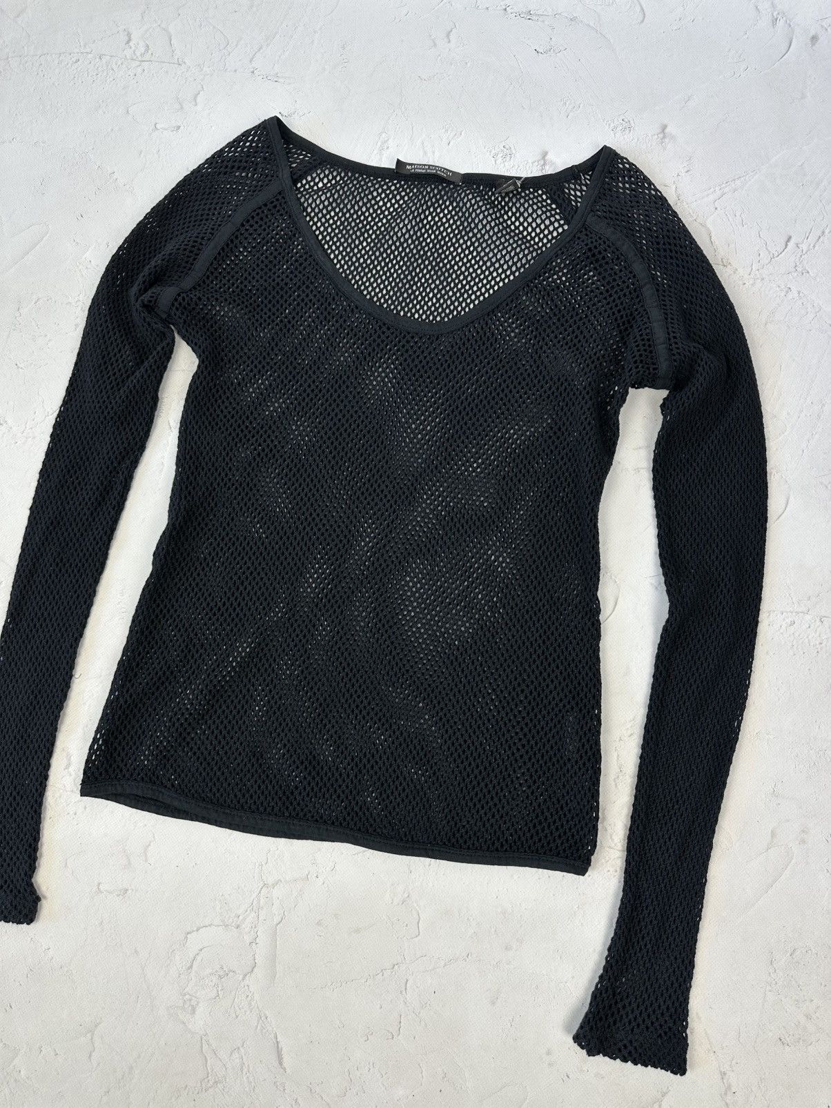 Beauty Beast × If Six Was Nine × Vintage Vintage Mesh Black Sweater Size S / US 4 / IT 40 - 2 Thumbnail