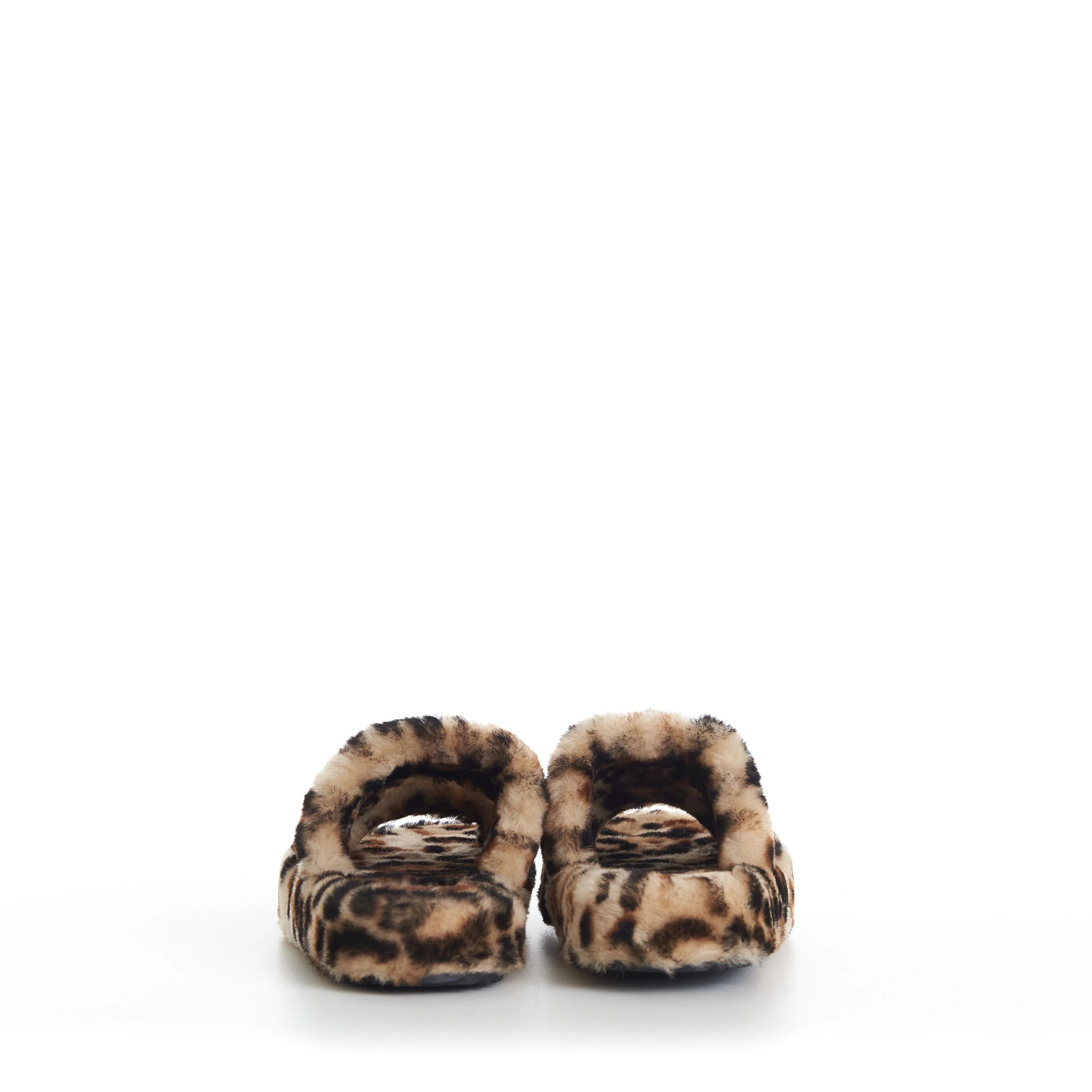 Celine o1w1db10125 343553956C Triomphe Fur Slides in Leopard Size US 6.5 / IT 36.5 - 3 Thumbnail