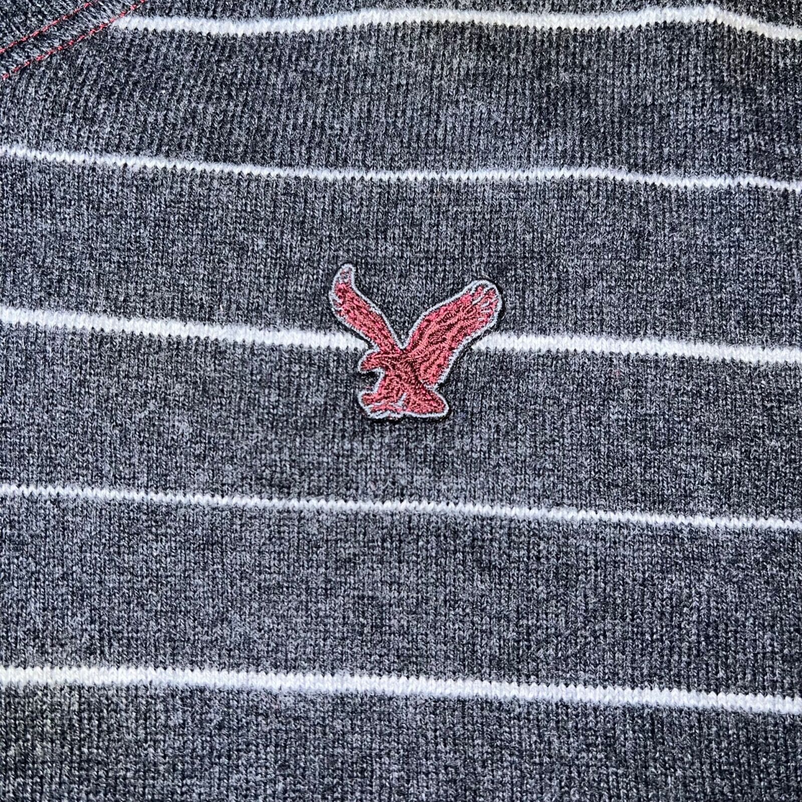 American Eagle Outfitters American Eagle Sweater Vest Wool Blend Knit Striped Pullover Size US XL / EU 56 / 4 - 4 Thumbnail