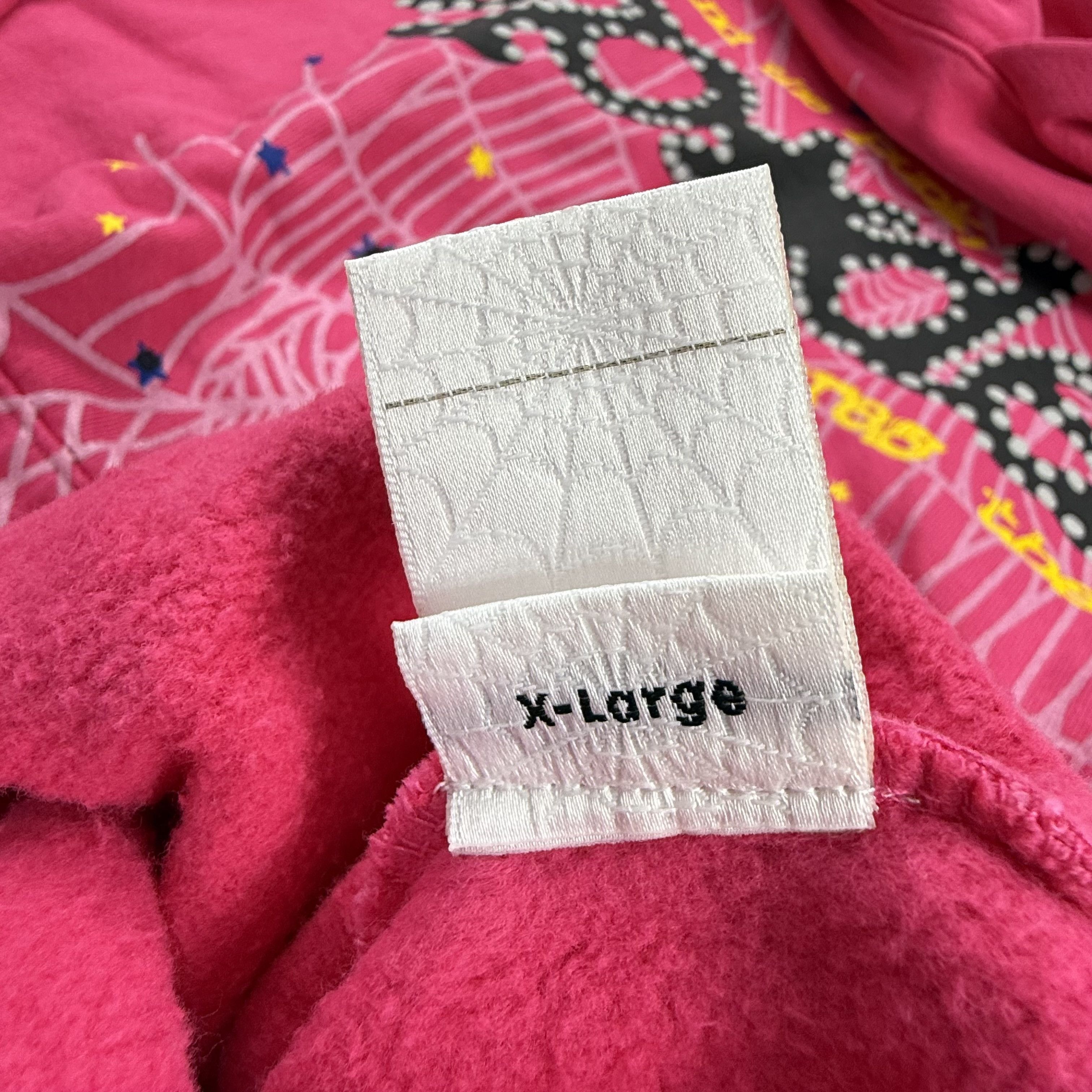 Sp5der Sp5der Worldwide Pink Punk Hoodie Young Thug Web XL Size US XL / EU 56 / 4 - 8 Thumbnail