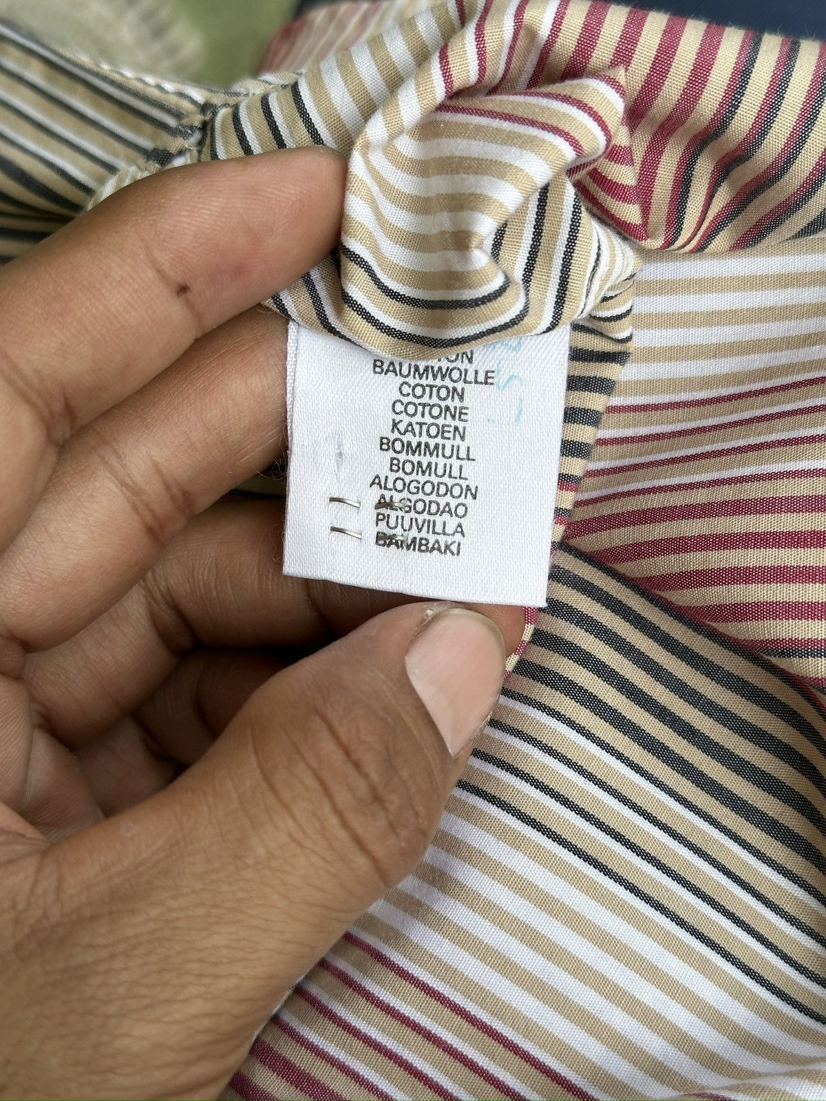 Burberry Burberry Longsleeve Stripe Polos 🎌💥 Size US XL / EU 56 / 4 - 6 Thumbnail