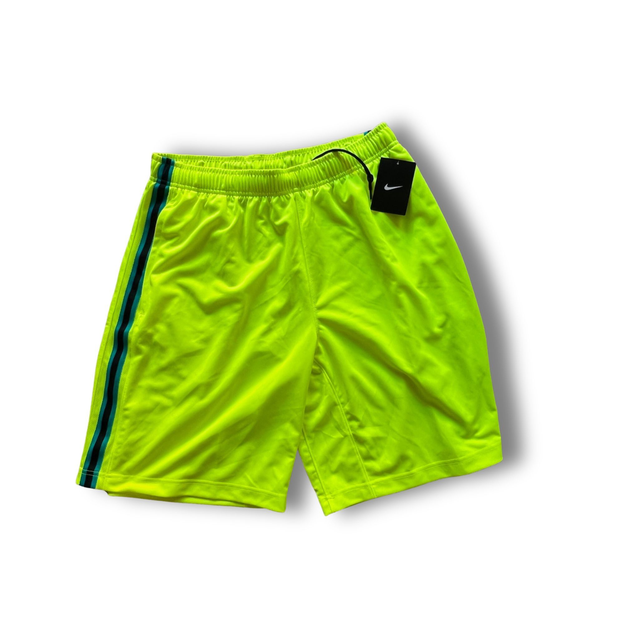 Nike Nike Neon Yellow Basketball Shorts Mens Size L Training Ligh Size US 33 - 2 Thumbnail