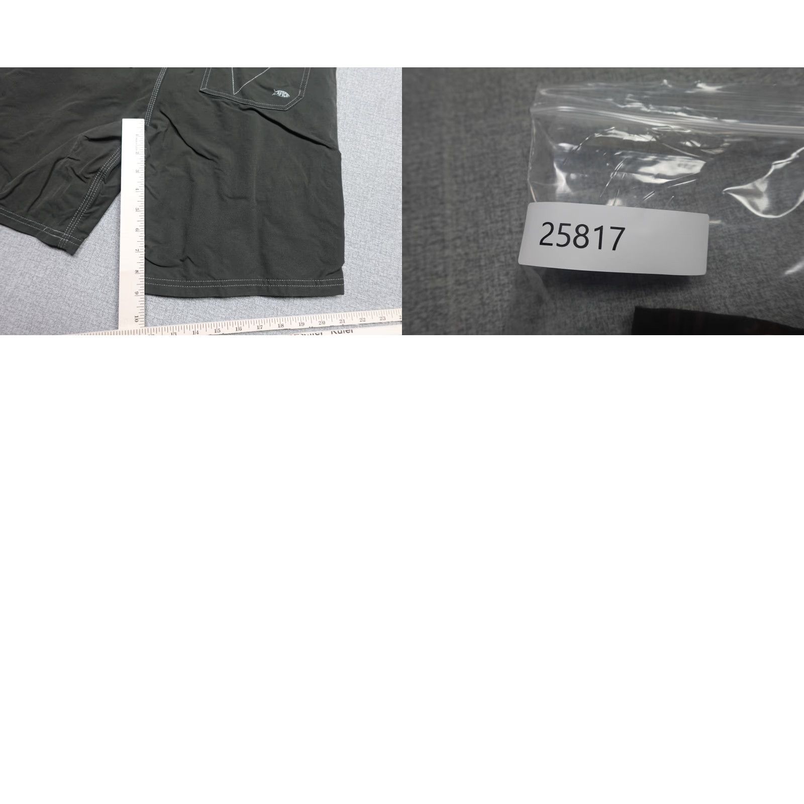 Vintage AFTCO Cargo Short Mens 30 Green Lightweight Pockets Zip 5-Pocket Belt Loops Summer Casual USA Mens Size US 30 / EU 46 - 8 Thumbnail