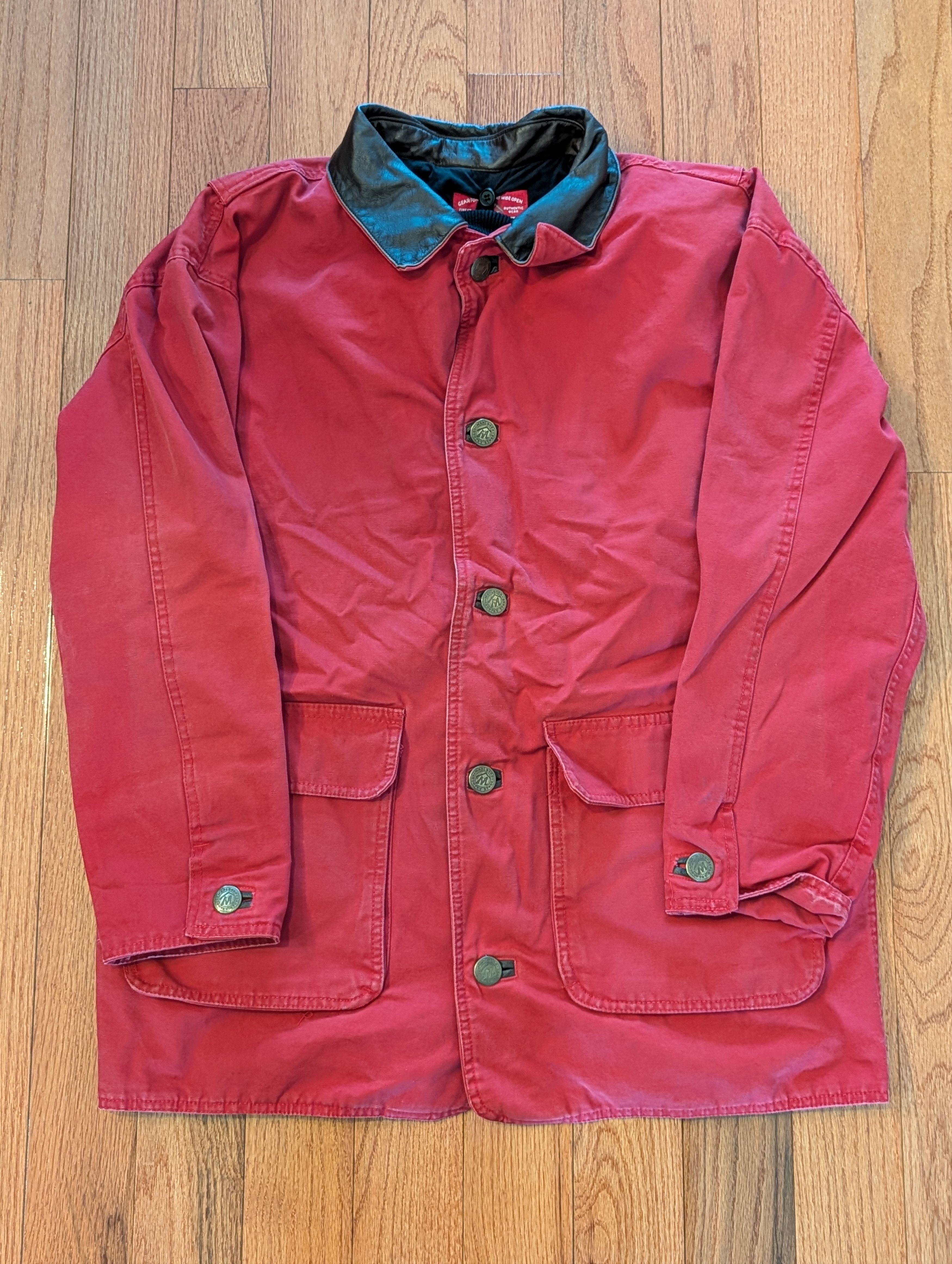Marlboro Vintage Marlboro Country Store Leather Trim Barn Jacket Size US S / EU 44-46 / 1 - 1 Thumbnail