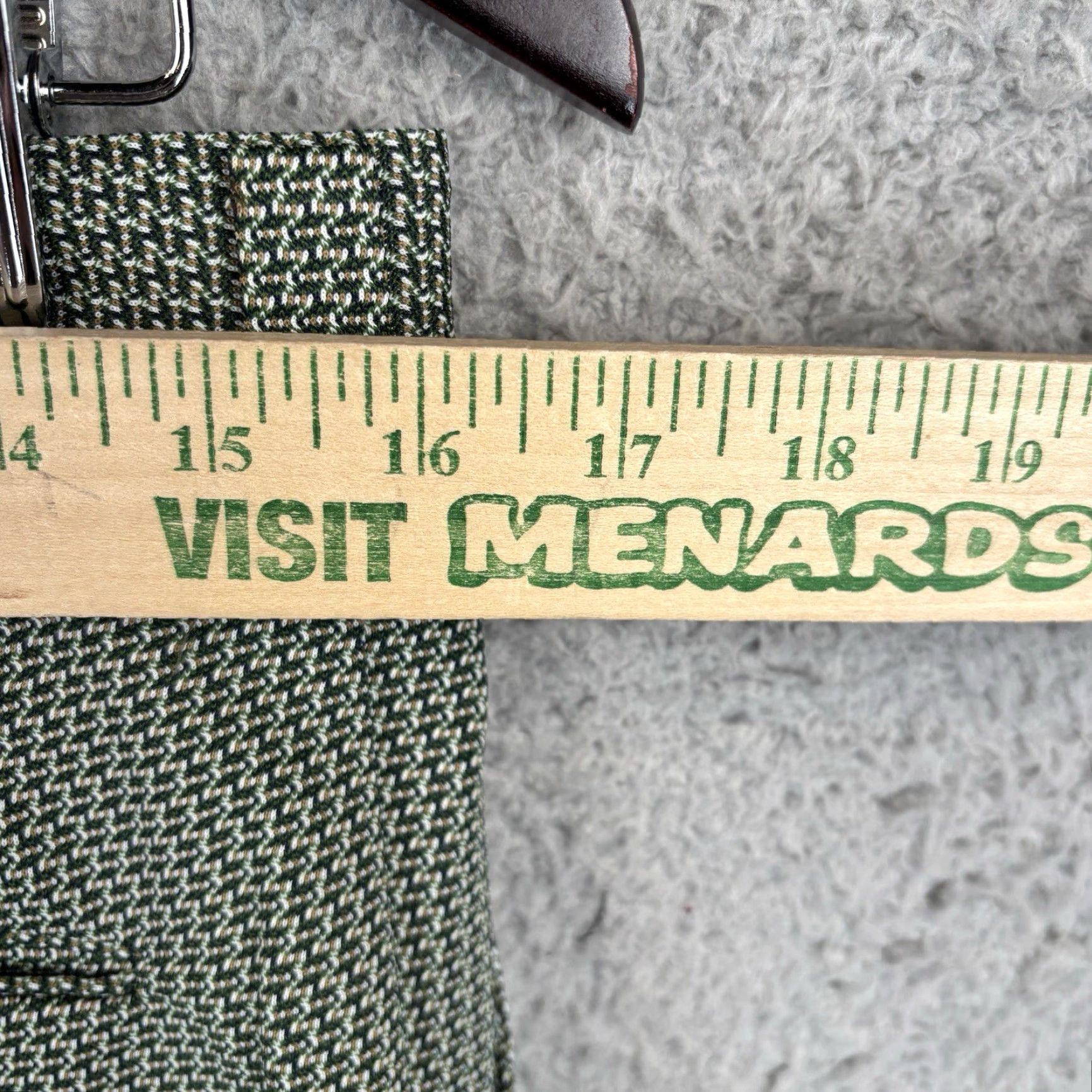 Blair NOS John Blair Polyester Pants Mens 32x28 Spruce Green Disco Vintage 60s 70s USA Size US 32 / EU 48 - 6 Thumbnail