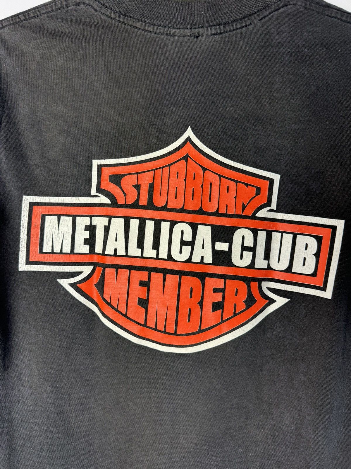 Metallica Vintage 1998 Metallica Met Club Stubborn Member T-Shirt Size US S / EU 44-46 / 1 - 5 Thumbnail