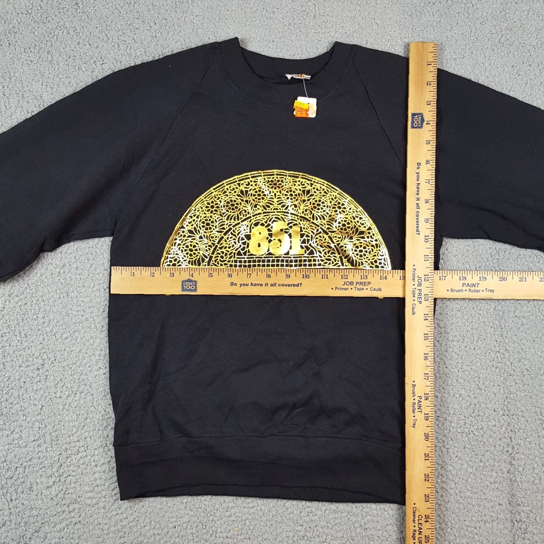 Spalding VINTAGE Spalding University Sweatshirt Shirt Unisex Adults S Black Crewneck 80s 90s College USA Gold Logo Size US S / EU 44-46 / 1 - 7 Thumbnail