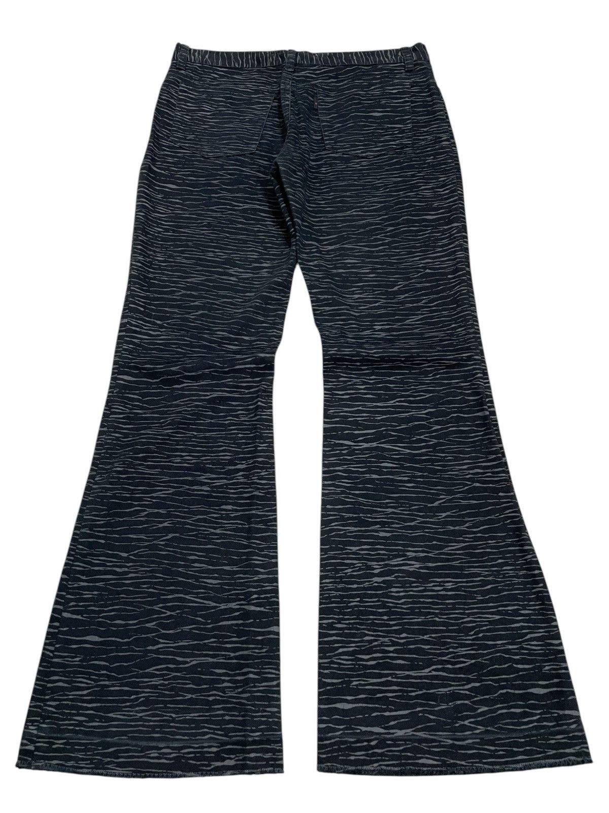 Japanese Brand × Tornado Mart Sadistic And Dangerous Japanese Flare Skin Denim Snakeskin Size US 29 - 2 Thumbnail