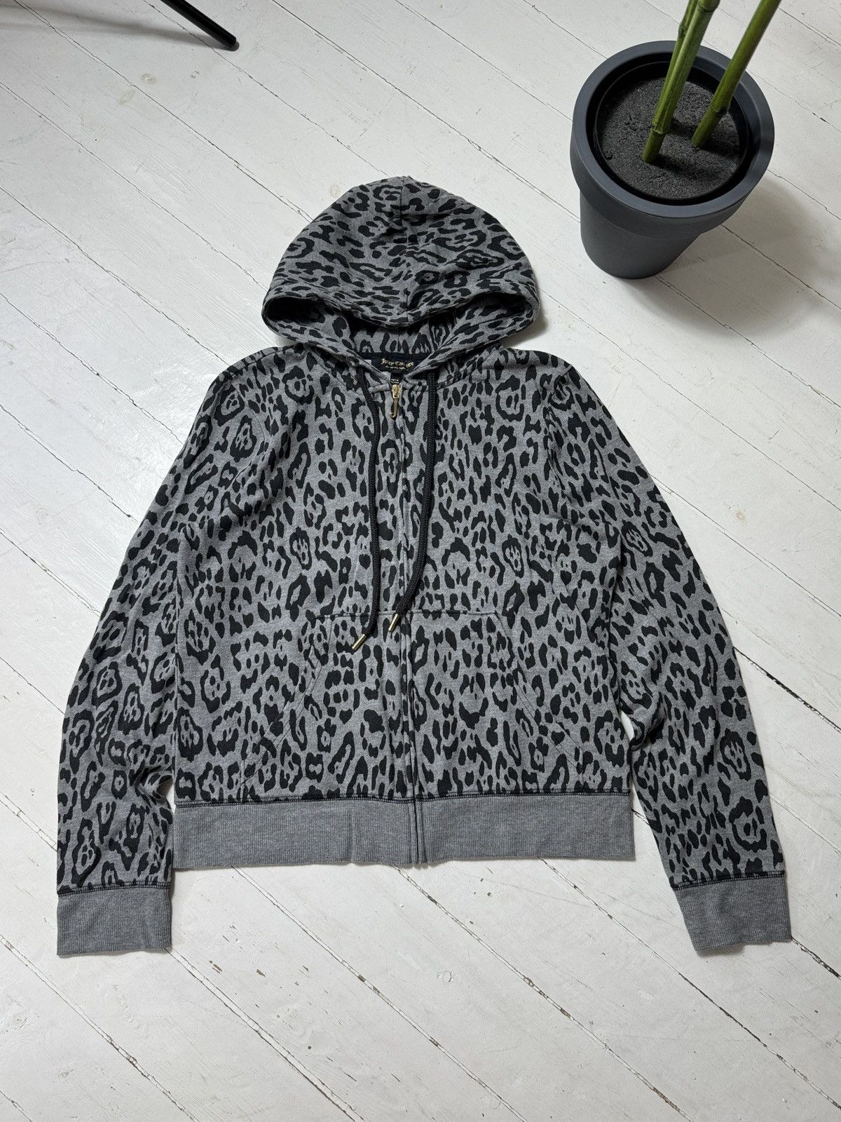 Juicy Couture JUICY COUTURE LEOPARD PRINT HOODIE&PANTS SET TRACKSUIT Size XL / US 12-14 / IT 48-50 - 5 Thumbnail
