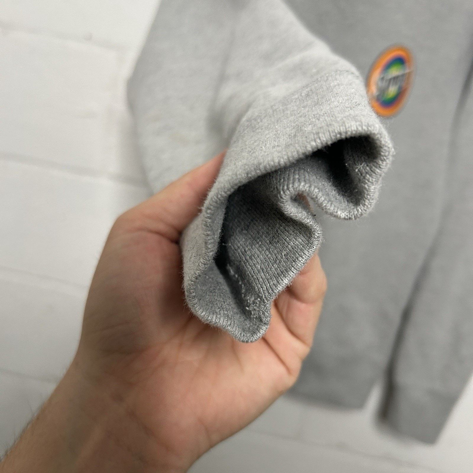 Supreme Supreme Tide Spin Logo Crewneck Sweatshirt “Grey” SS16 Size US M / EU 48-50 / 2 - 7 Thumbnail