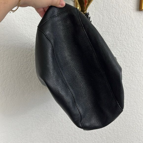 Ralph Lauren Ralph Lauren Collection Proprietor Black Leather Shoulder Ba Size ONE SIZE - 8 Thumbnail