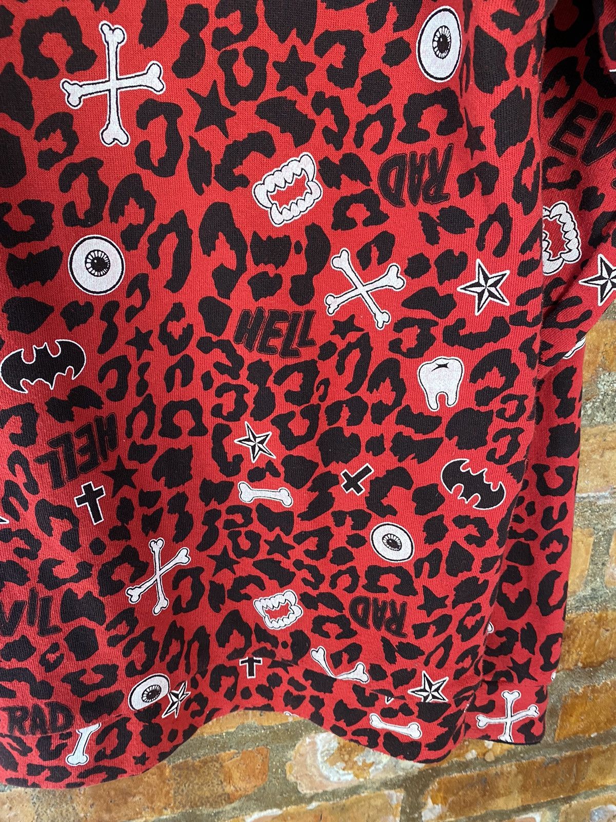 Japanese Brand 2000s Hell cat punk Sex Cross punk reversible hoodie Size M / US 6-8 / IT 42-44 - 14 Thumbnail