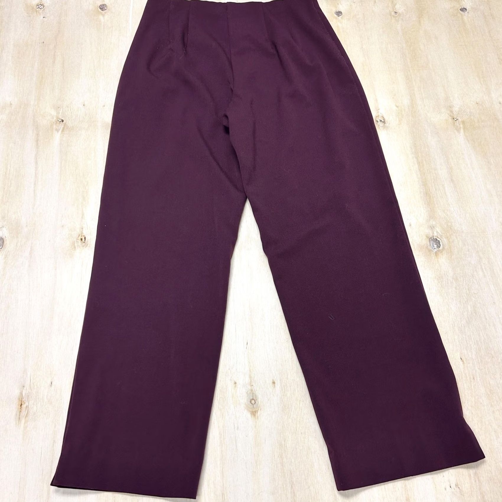 Vintage VINTAGE Fashion Bug Dress Pants Womens 10P Petite Red Twill Classic Zip Stretch Size 32" / US 10 / IT 46 - 4 Thumbnail
