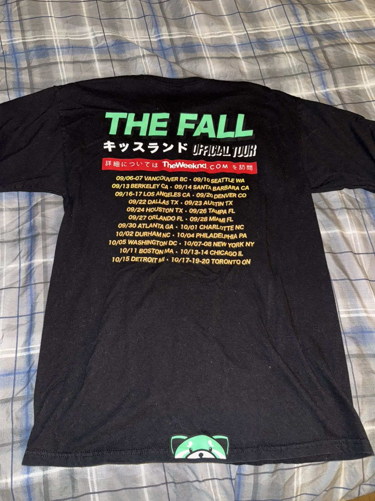 The Weeknd THE WEEKND OG KISS LAND THE FALL TOUR OFFICIAL ISSUE CONCERT Size US M / EU 48-50 / 2 - 2 Thumbnail
