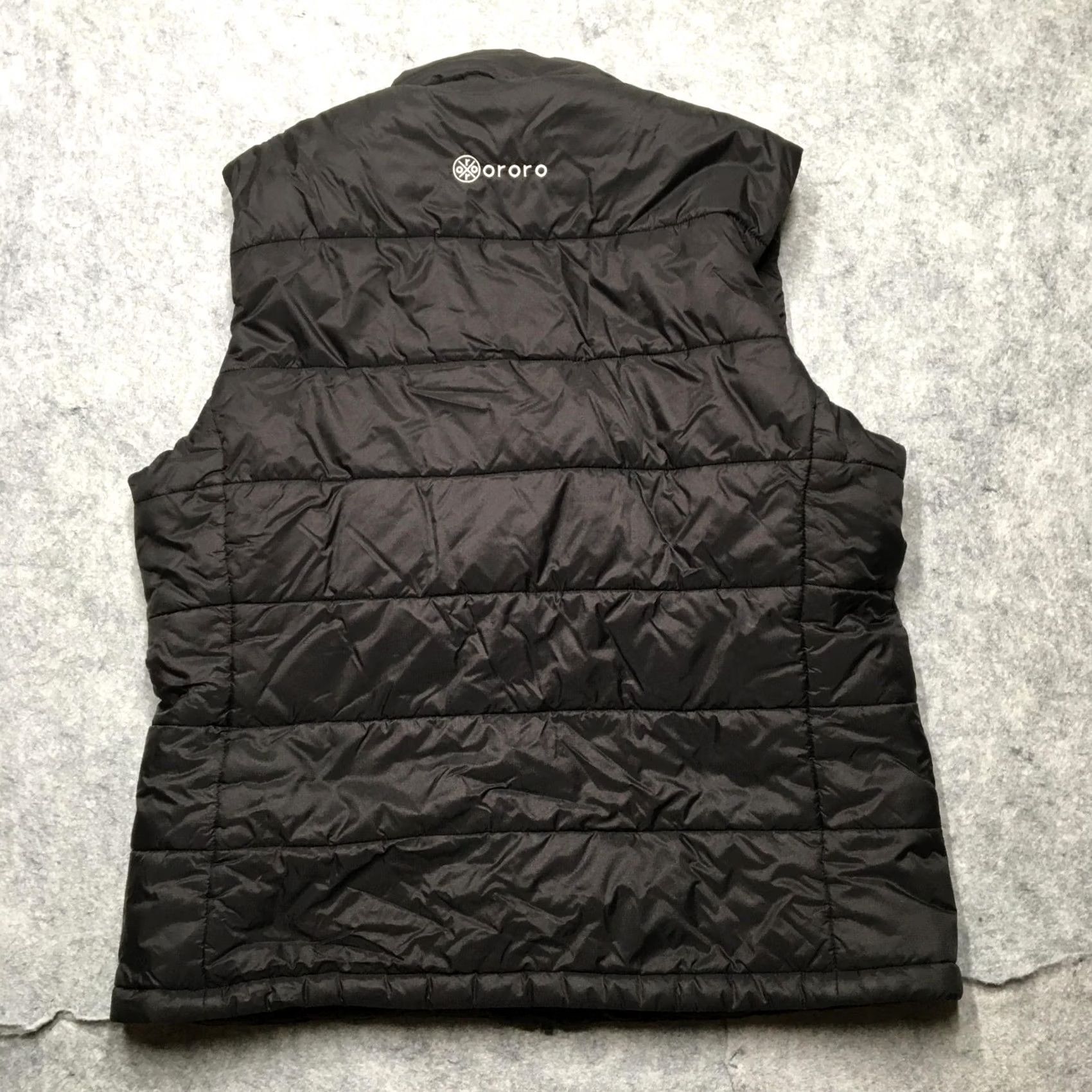 Vintage Ororo Heated Vest Mens M Black Quilted Puffer Zip Pockets Outdoor Size US M / EU 48-50 / 2 - 7 Thumbnail