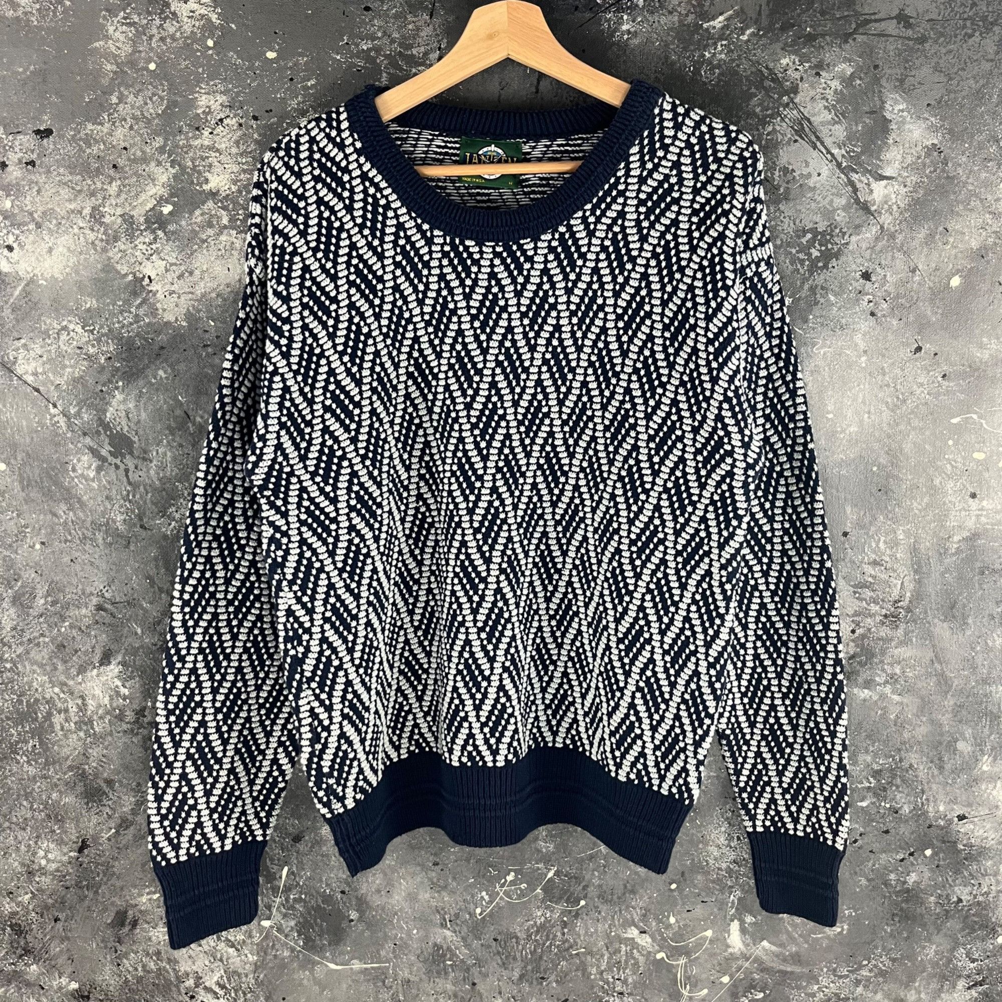Jantzen × Vintage Vintage 90’s Jantzen psychedelic sweater Size US M / EU 48-50 / 2 - 1 Thumbnail