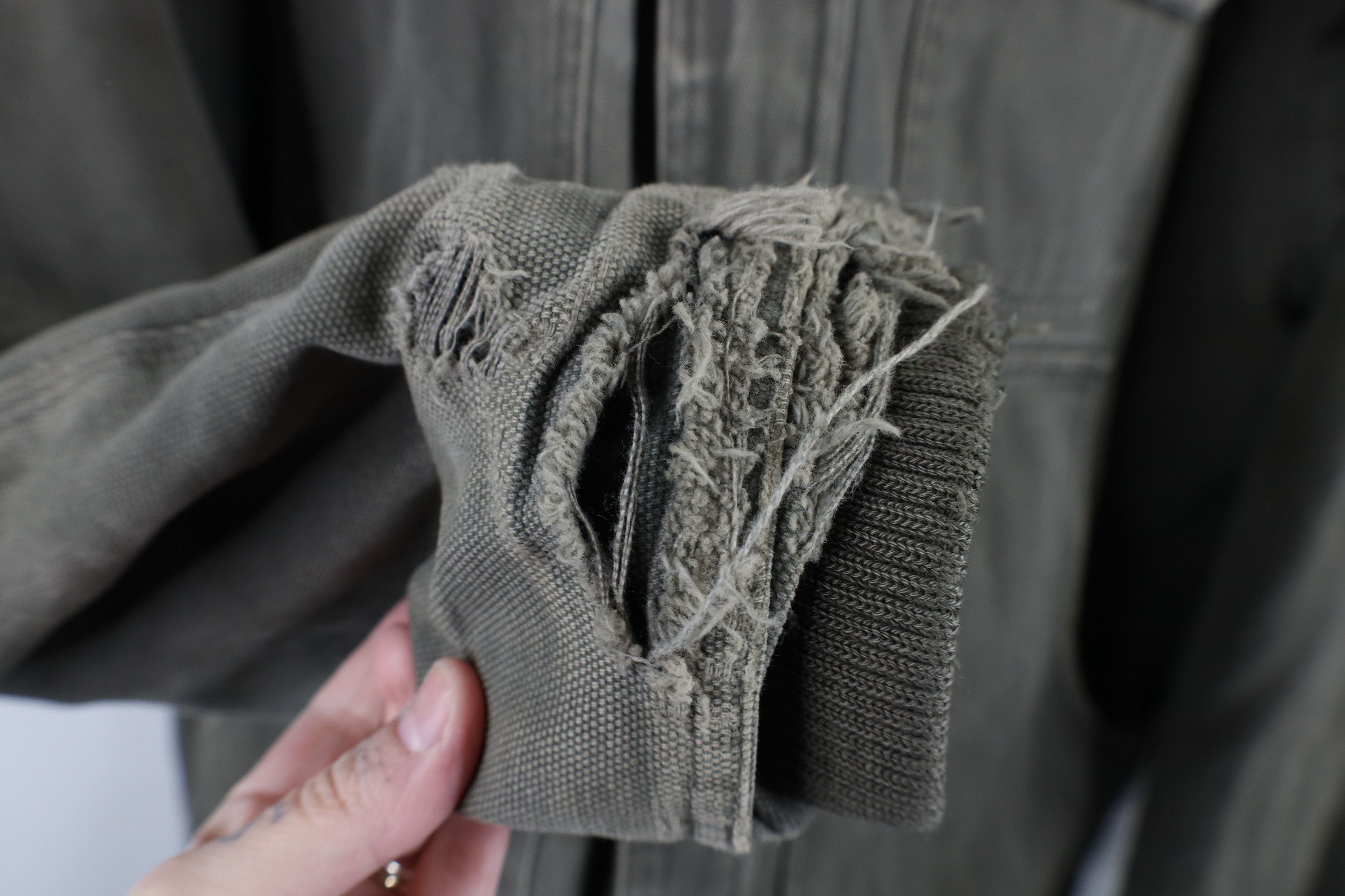 Vintage Vintage Y2K Streetwear Lined Corduroy Collar Canvas Jacket Size US XXL / EU 58 / 5 - 7 Thumbnail