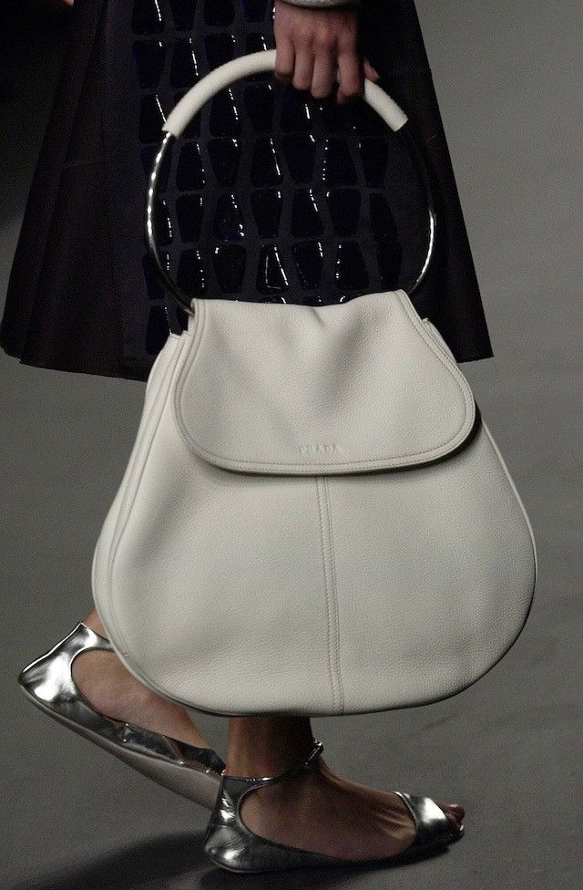SS2003 PRADA metal handle bag