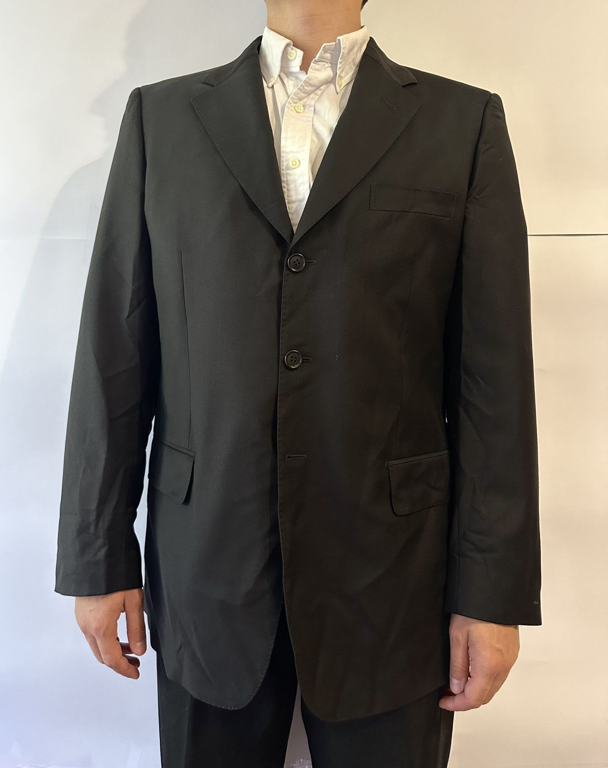 Ermenegildo Zegna Ermenegildo Zegna Classic Luxury Wool Blazer Made in Italy Size 44R - 2 Thumbnail