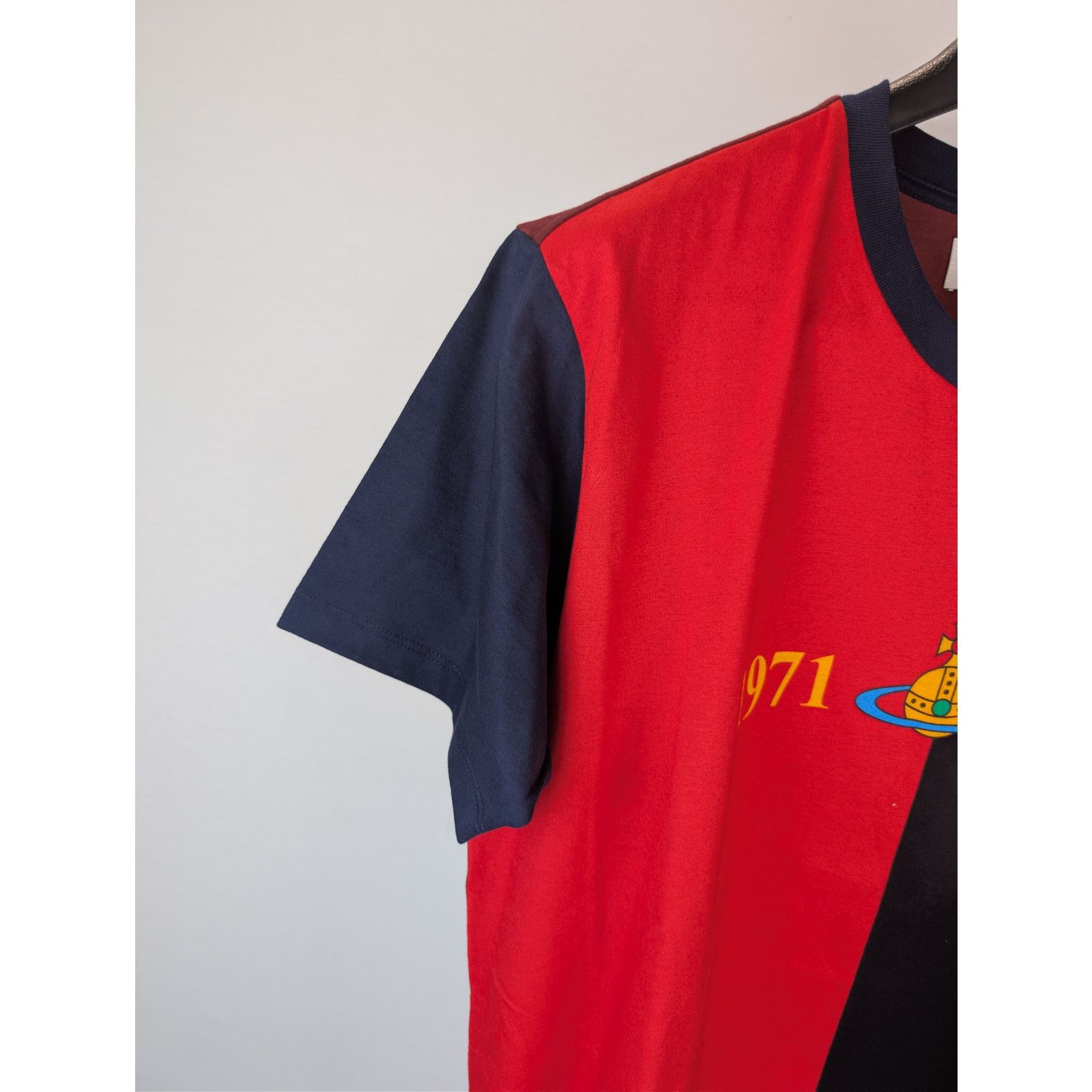 Vivienne Westwood o1rshd1 Classic Printed Organic Jersey T-Shirt Soccer Print Size US L / EU 52-54 / 3 - 5 Thumbnail