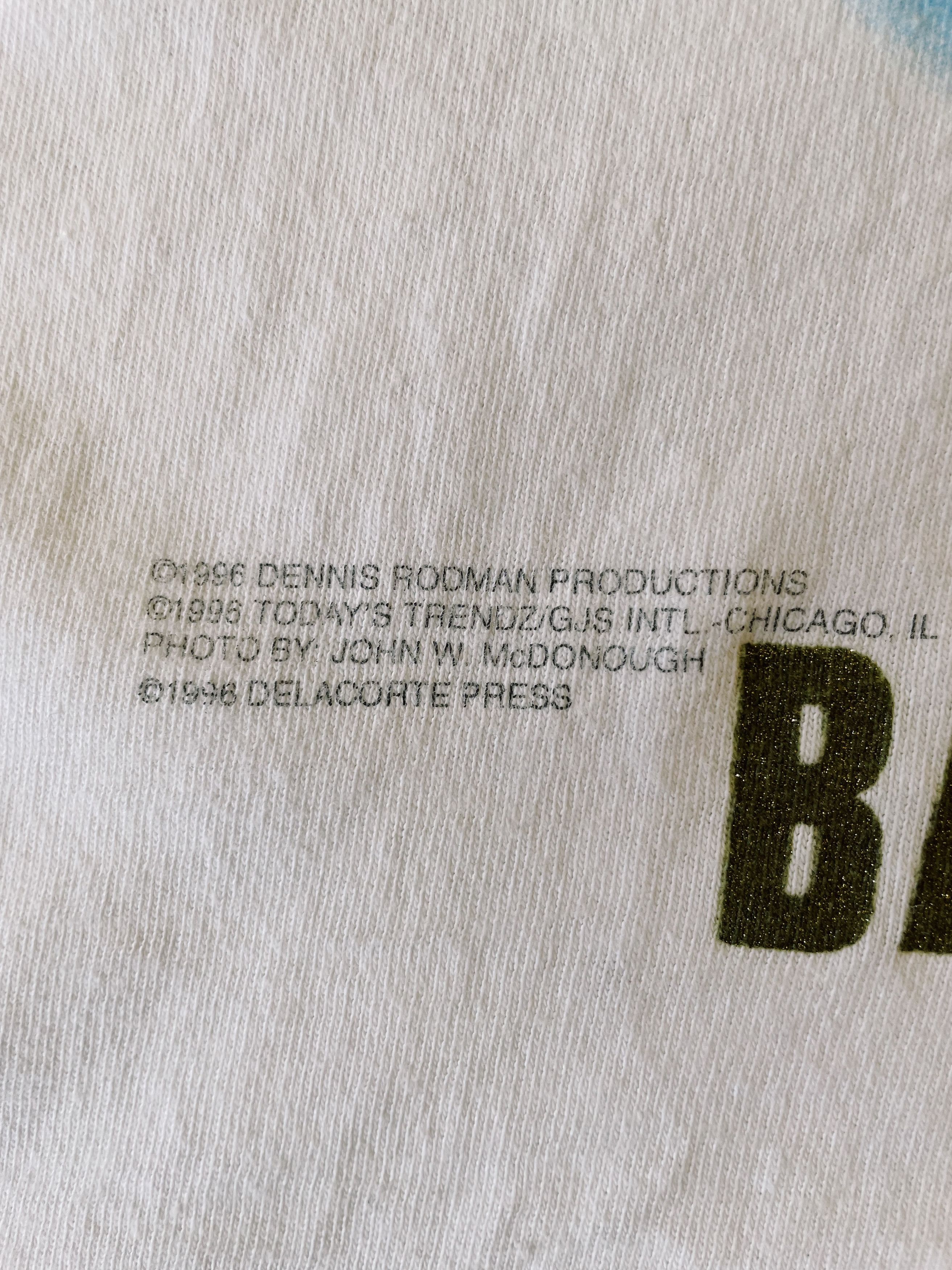 NBA × Vintage Vintage 1998 Dennis Rodman Bad as I Wanna Be T-shirt Size US M / EU 48-50 / 2 - 4 Thumbnail