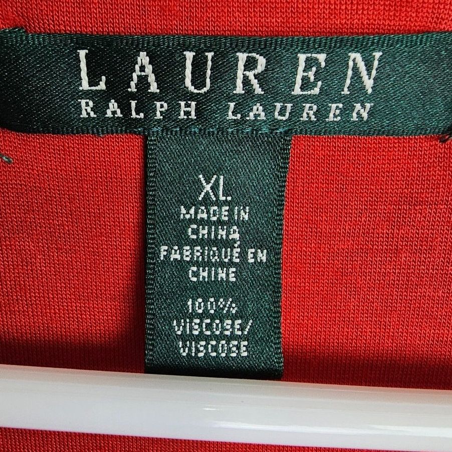 Lauren Ralph Lauren Lauren Ralph Lauren Womens Blouse Holiday Stretch Classic XL Size XL / US 12-14 / IT 48-50 - 6 Thumbnail