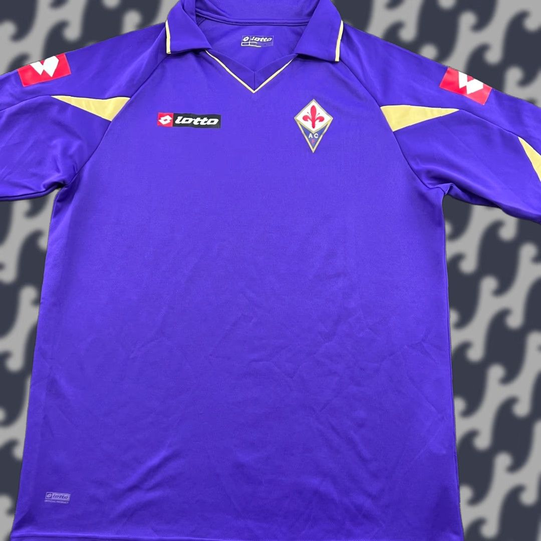 Vintage Fiorentina 2010 2011 Home Football Jersey Mens XL Lotto Adult Shirt Purple Size US XL / EU 56 / 4 - 1 Thumbnail