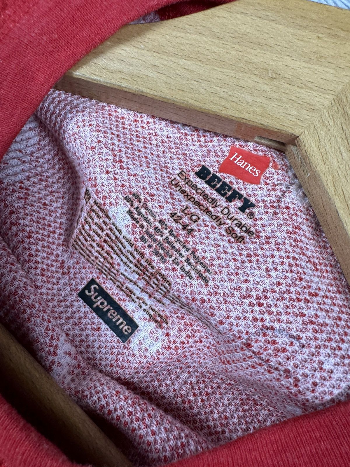 Hanes × Supreme × Vintage Supreme Hanes Monogram Longsleeve Streetweat y2k M size Size US M / EU 48-50 / 2 - 7 Thumbnail