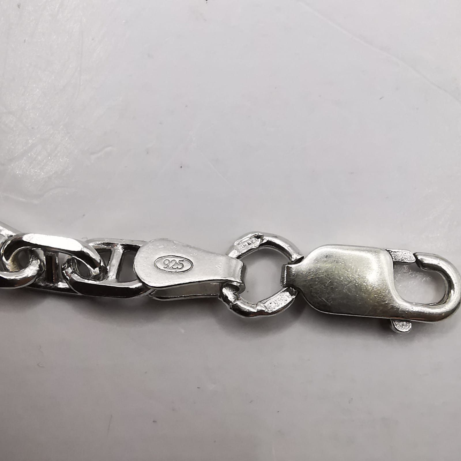 Sterling Silver Vintage Chain Necklece,925 Sterling Silver,Signed , 14,16g Size ONE SIZE - 6 Thumbnail